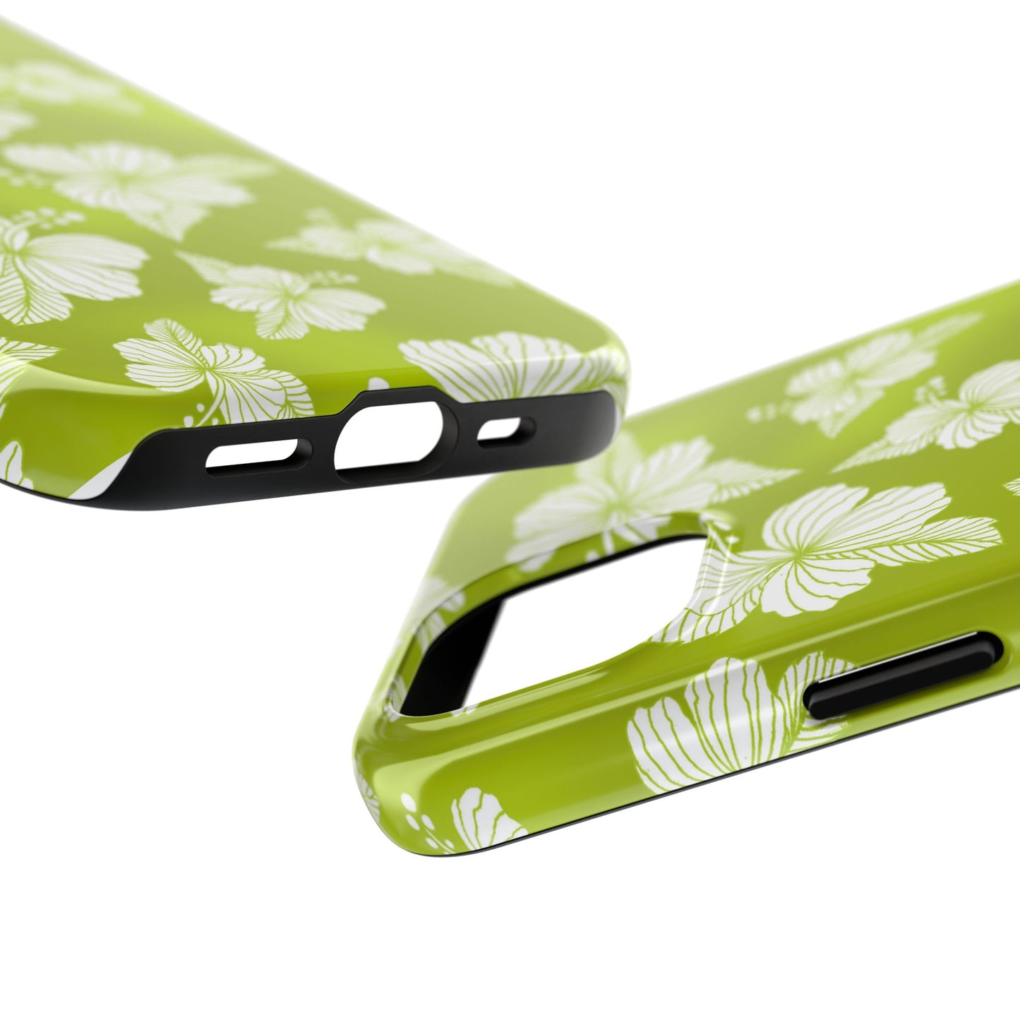 Hibiscus Green Phone Case