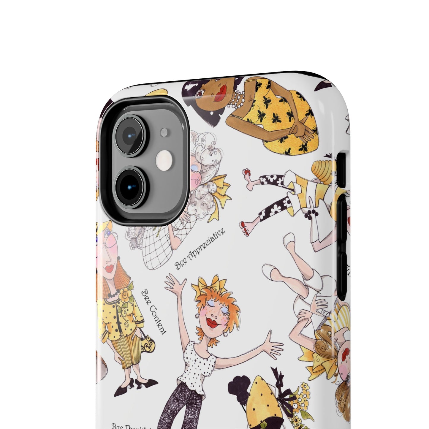 Bee Tossed White Phone Case