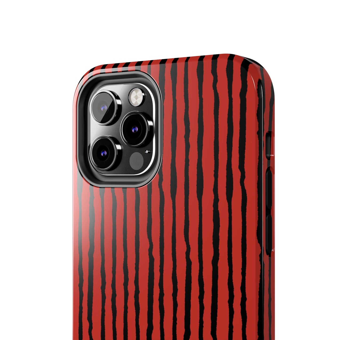 Sorta Stripe Red / Black Phone Case
