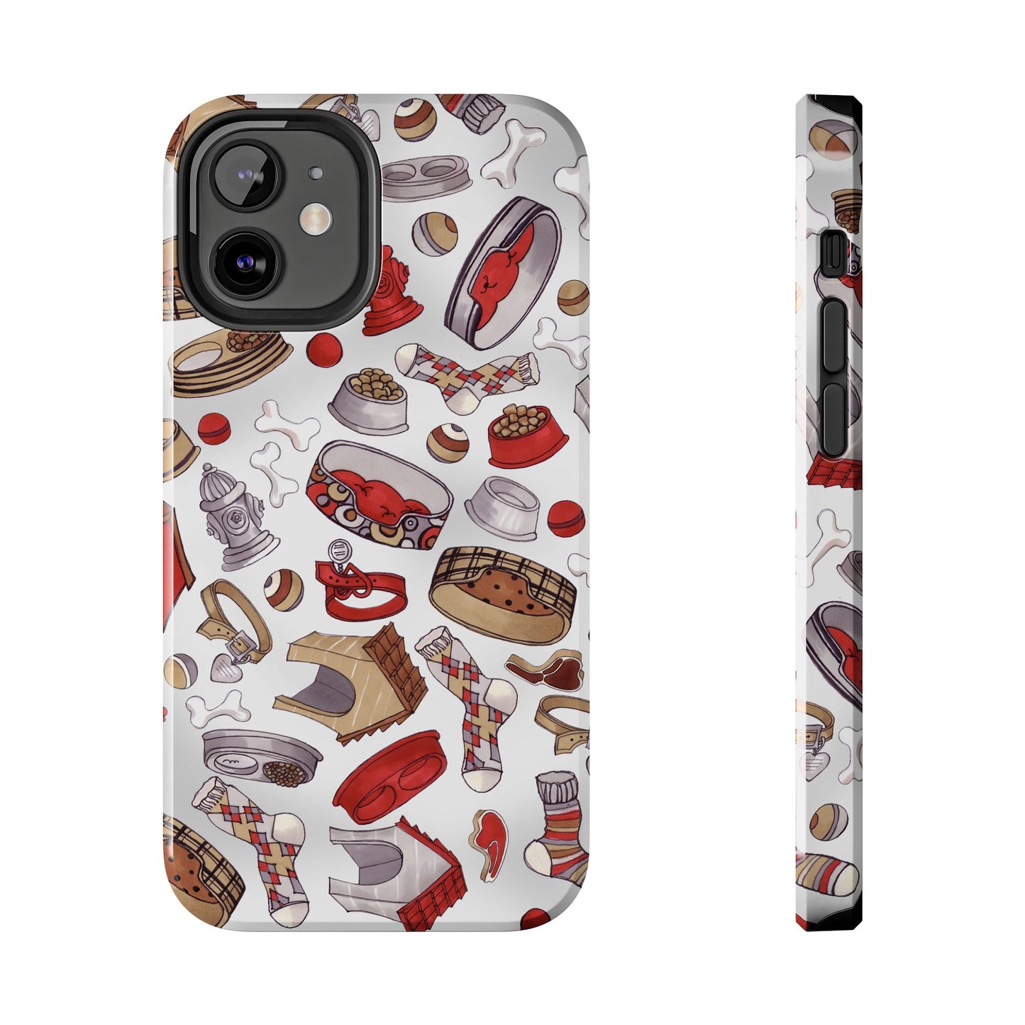 Doggie Stuff Gray Phone Case