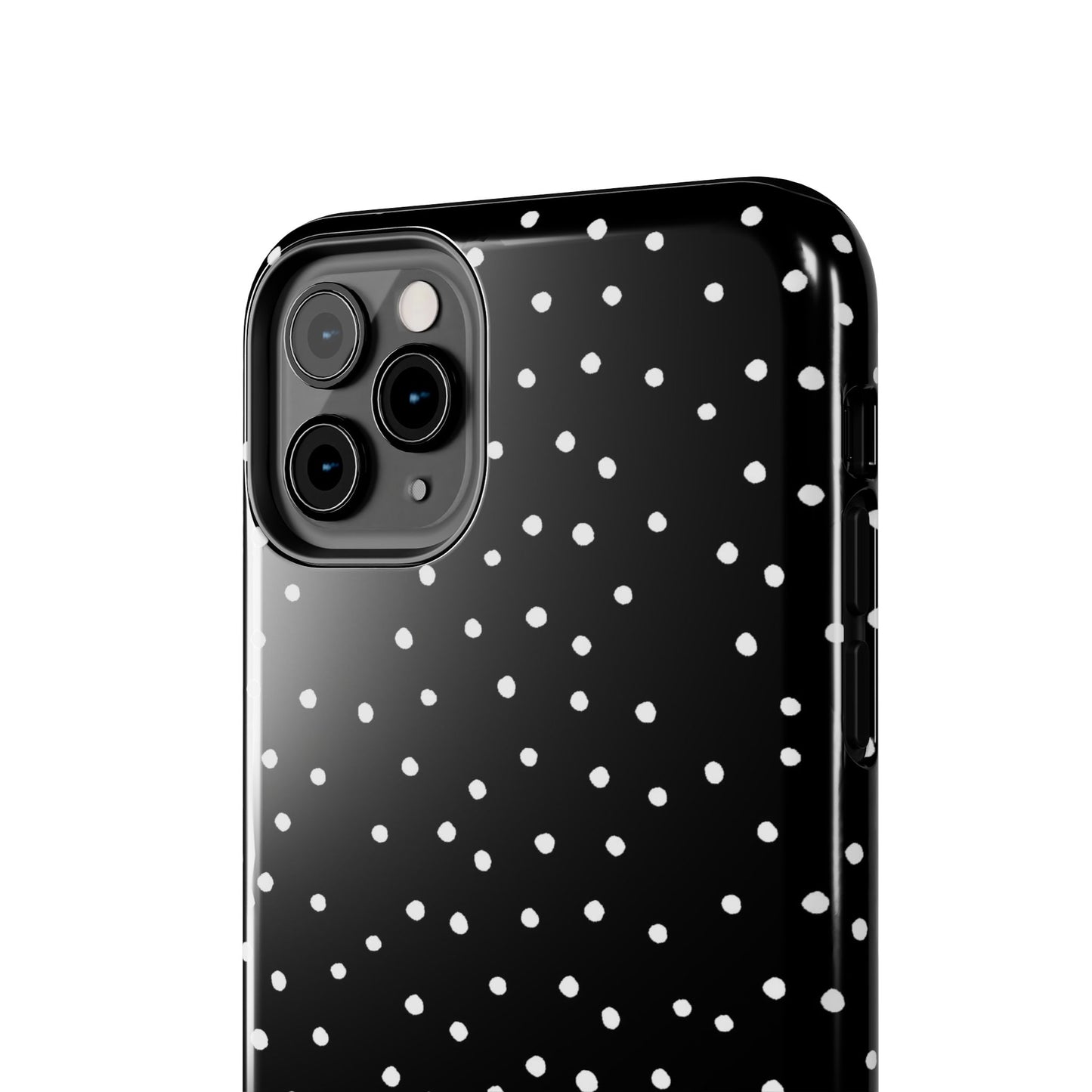 Dinky Dots Black / White Phone Case