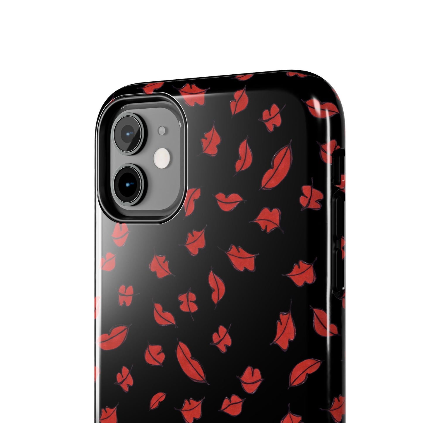 Autumn Lips Black Phone Case