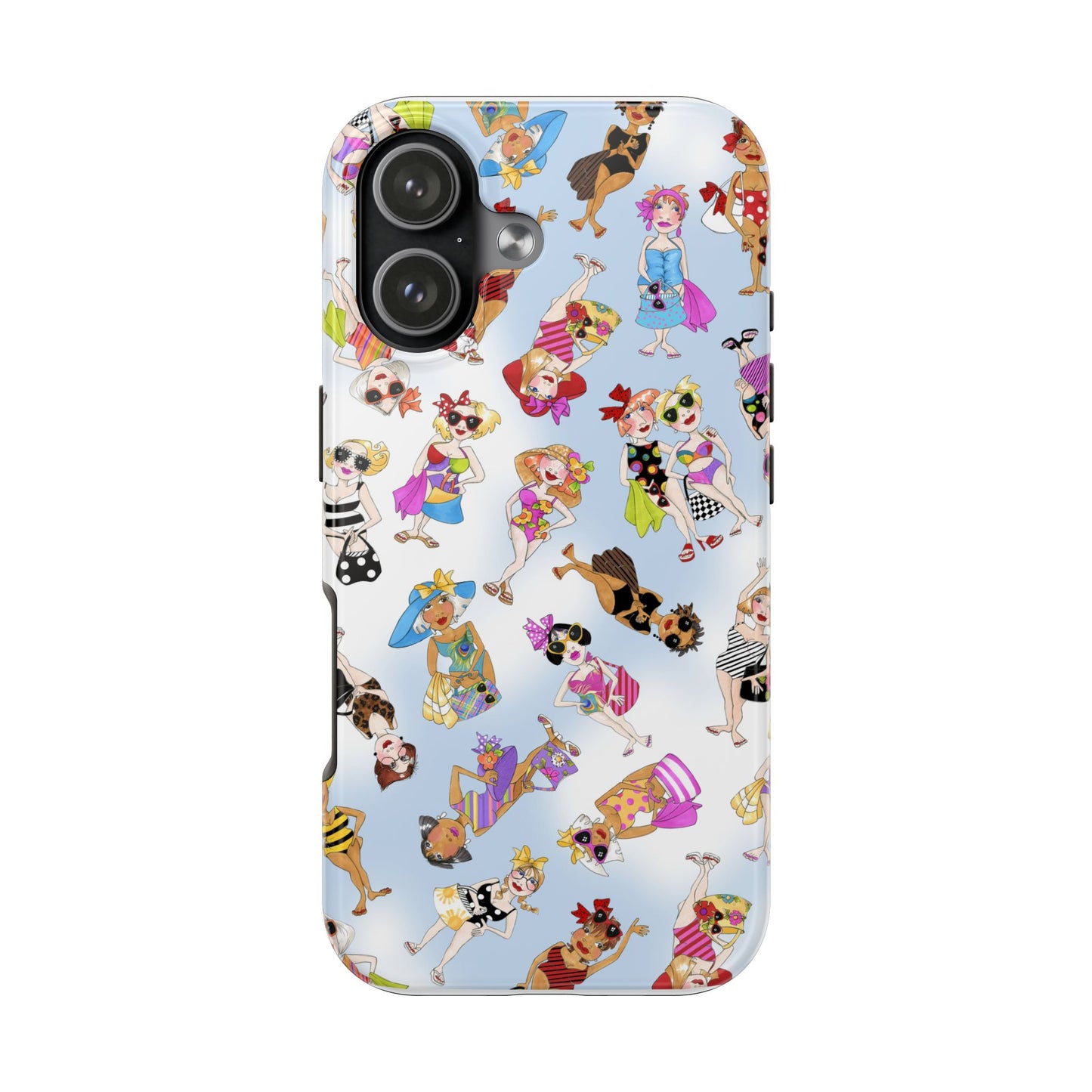 Tossed Beauties Blue Sky Phone Case