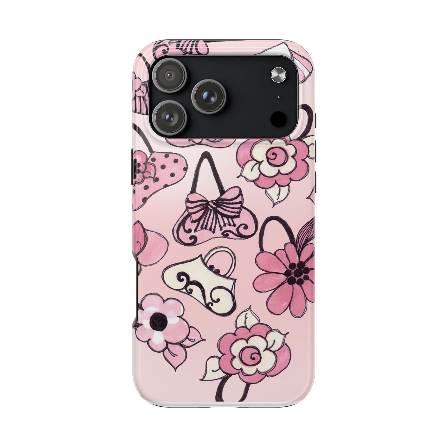 Cat Bags Pink Phone Case