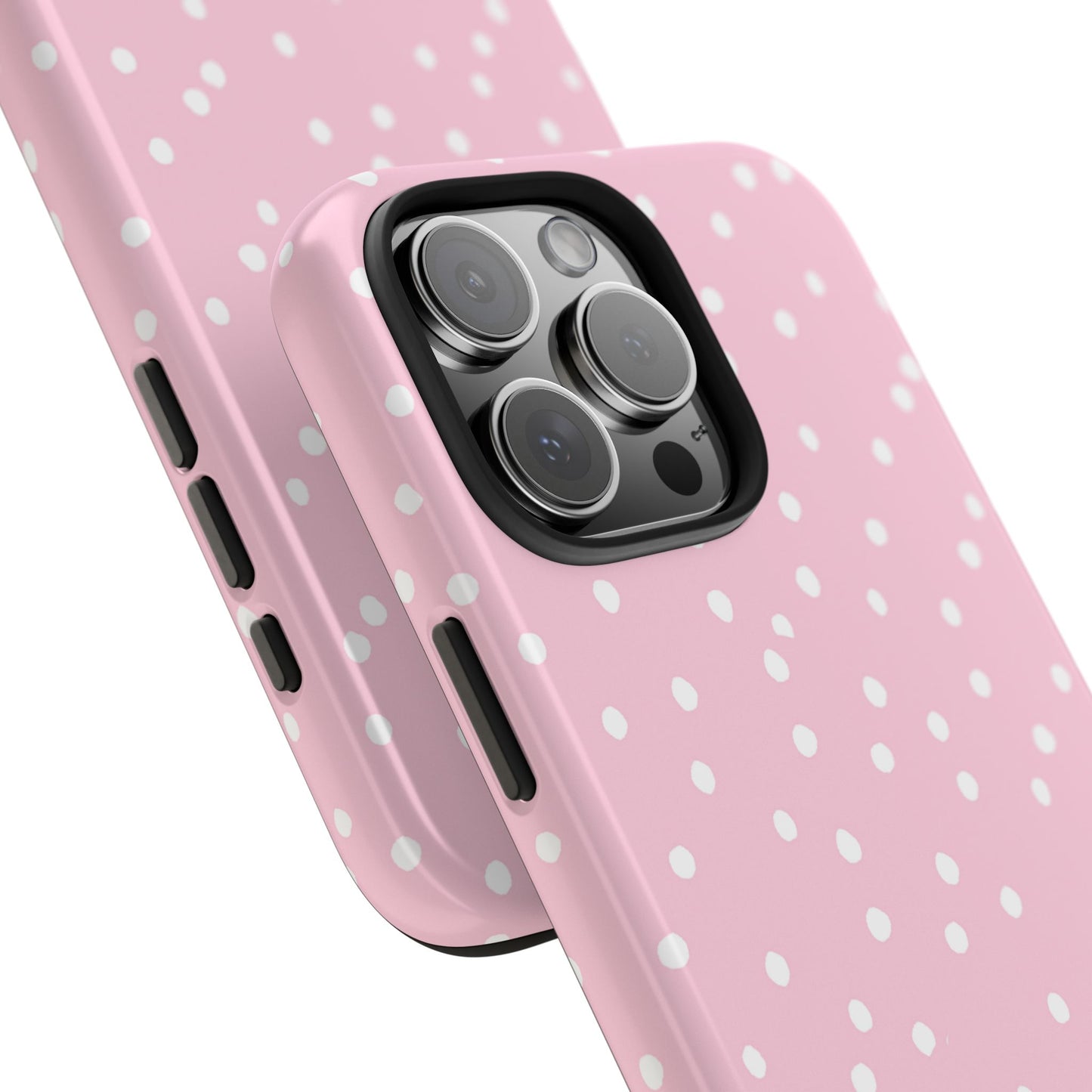 Space Dots Pink / White Phone Case