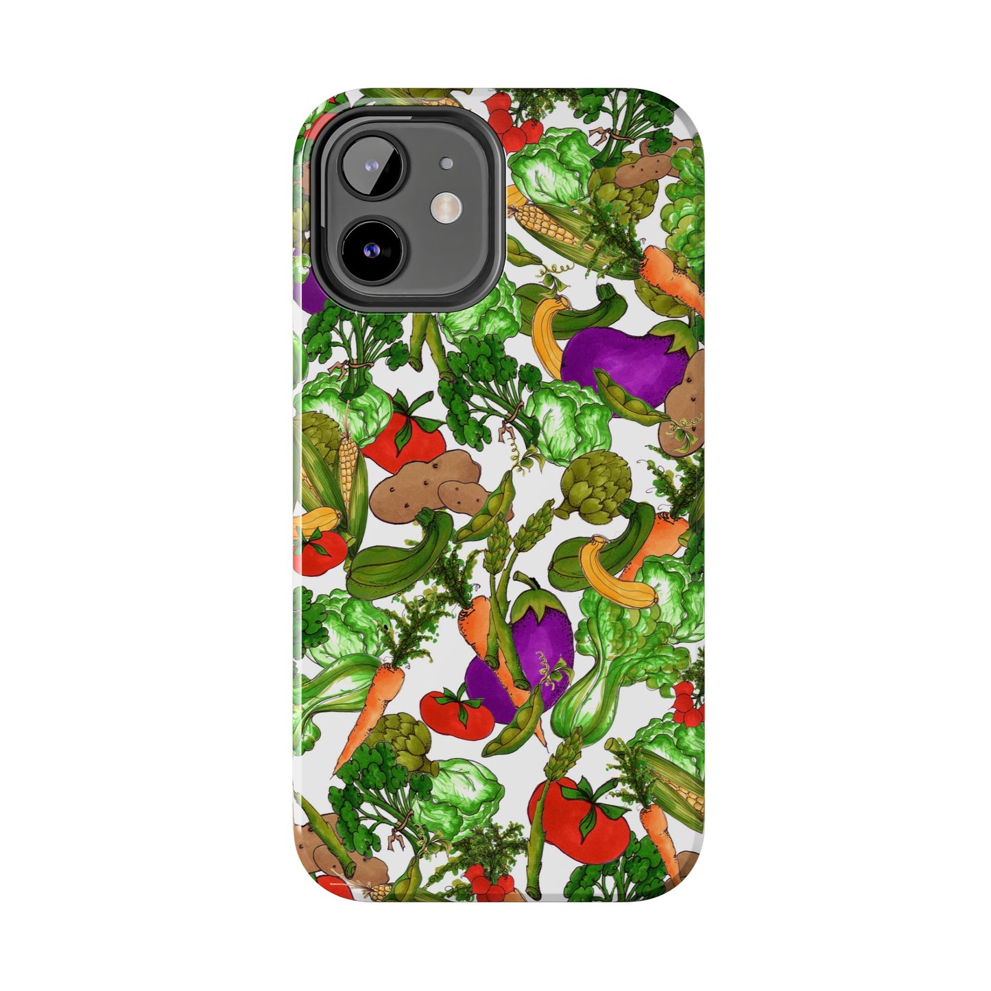 Veggie Jungle White Phone Case