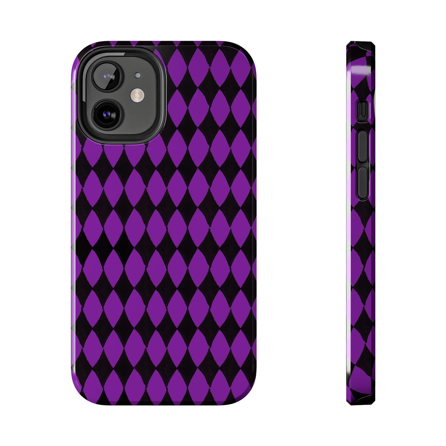 Diamond Purple / Black Phone Case
