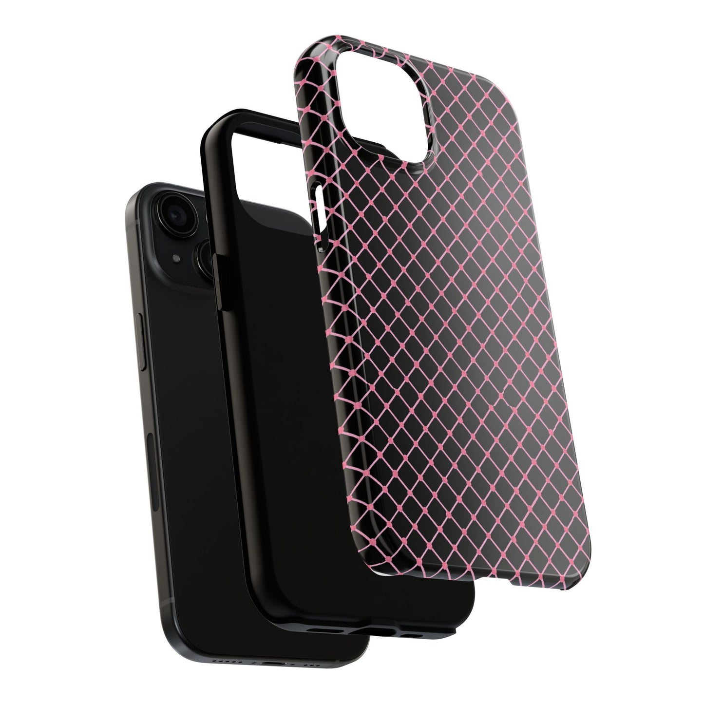 Cyclone Fence Black / Pink Phone Case