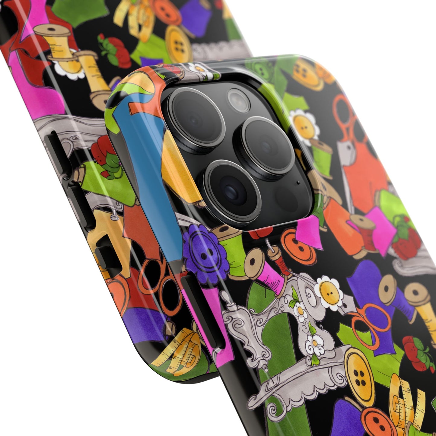 Kaleidasew Black Phone Case