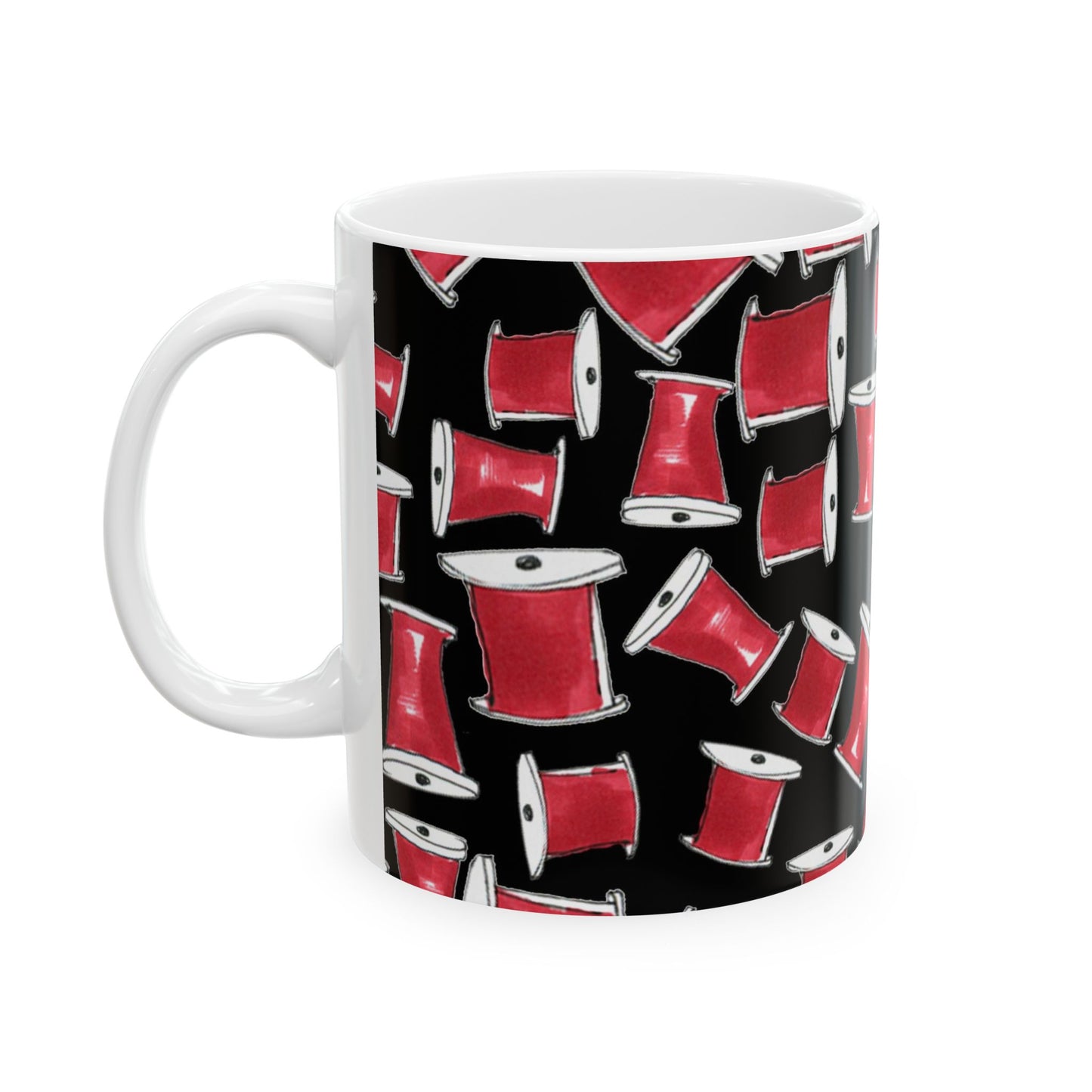 Red Thread Black Cup