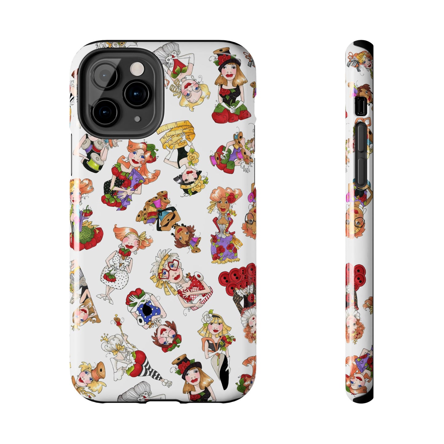 Curious Toss White Phone Case