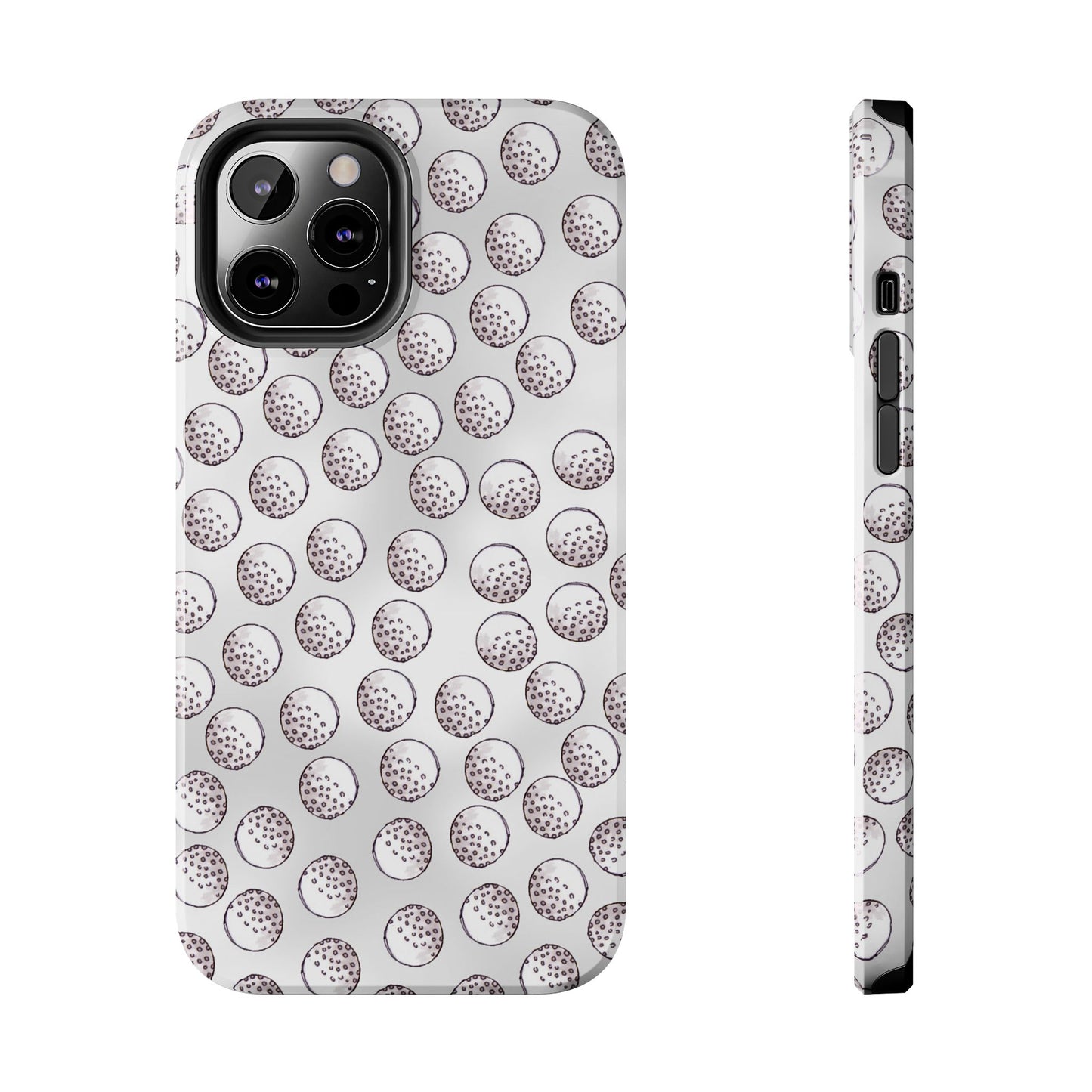Ball Dots Gray Phone Case