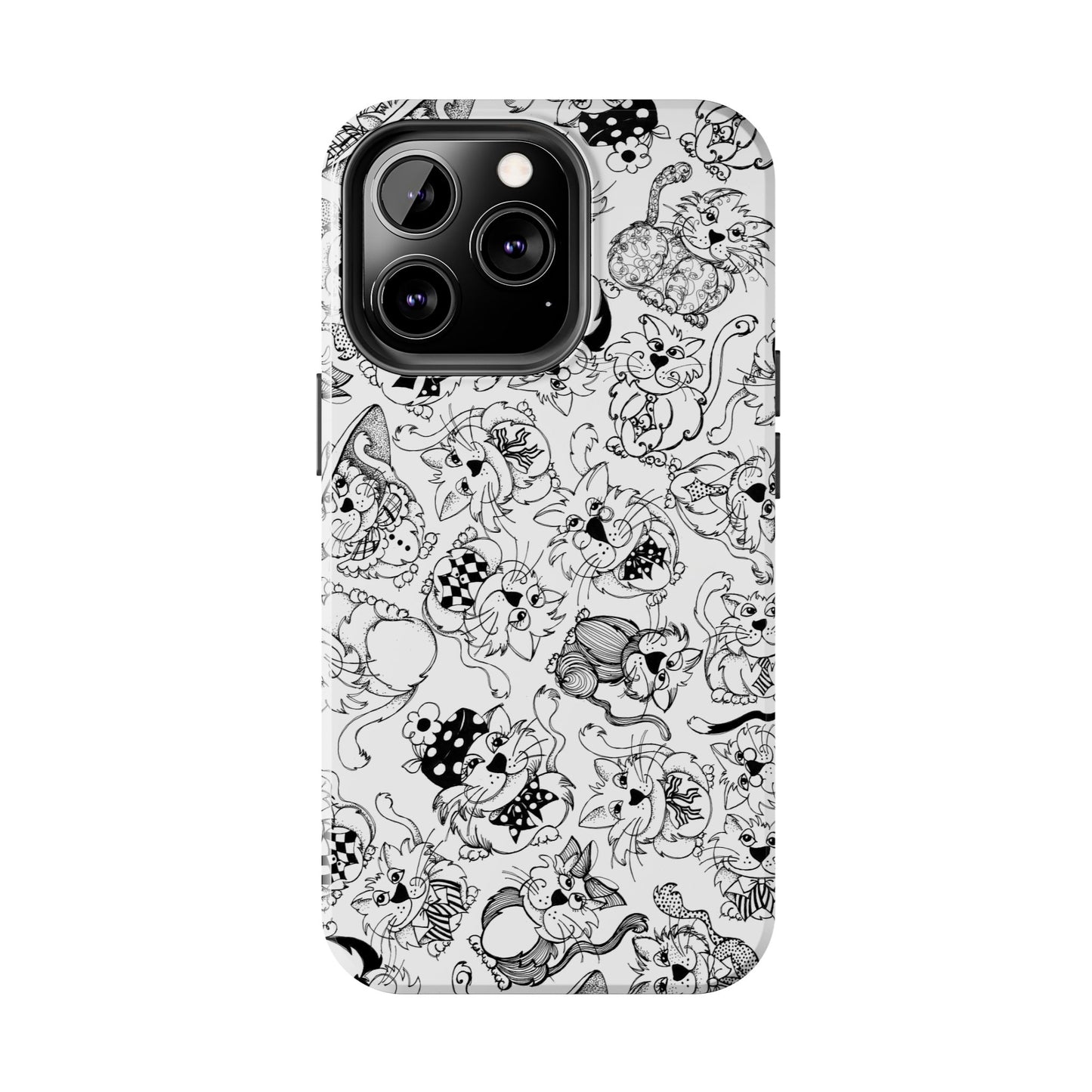 So Kitties Tossed White Phone Case