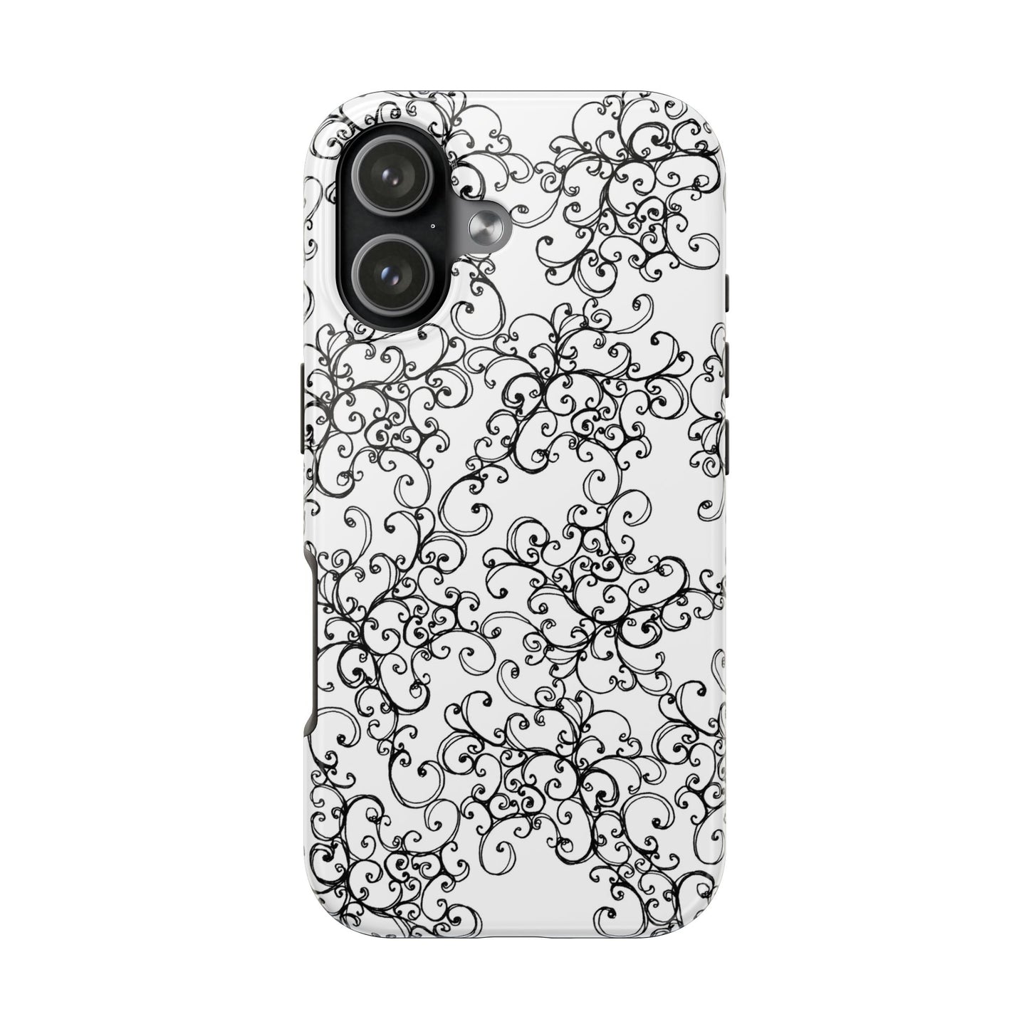 Poodle Scroll Phone Case