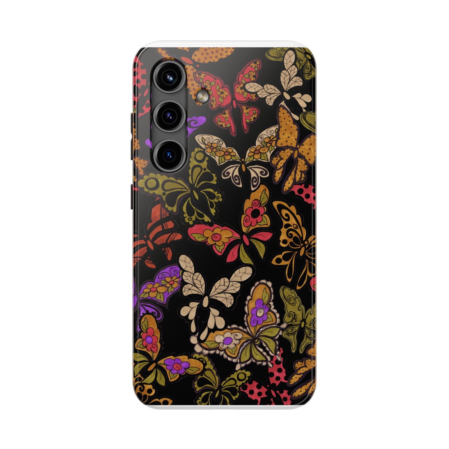 Flighty Black Phone Case