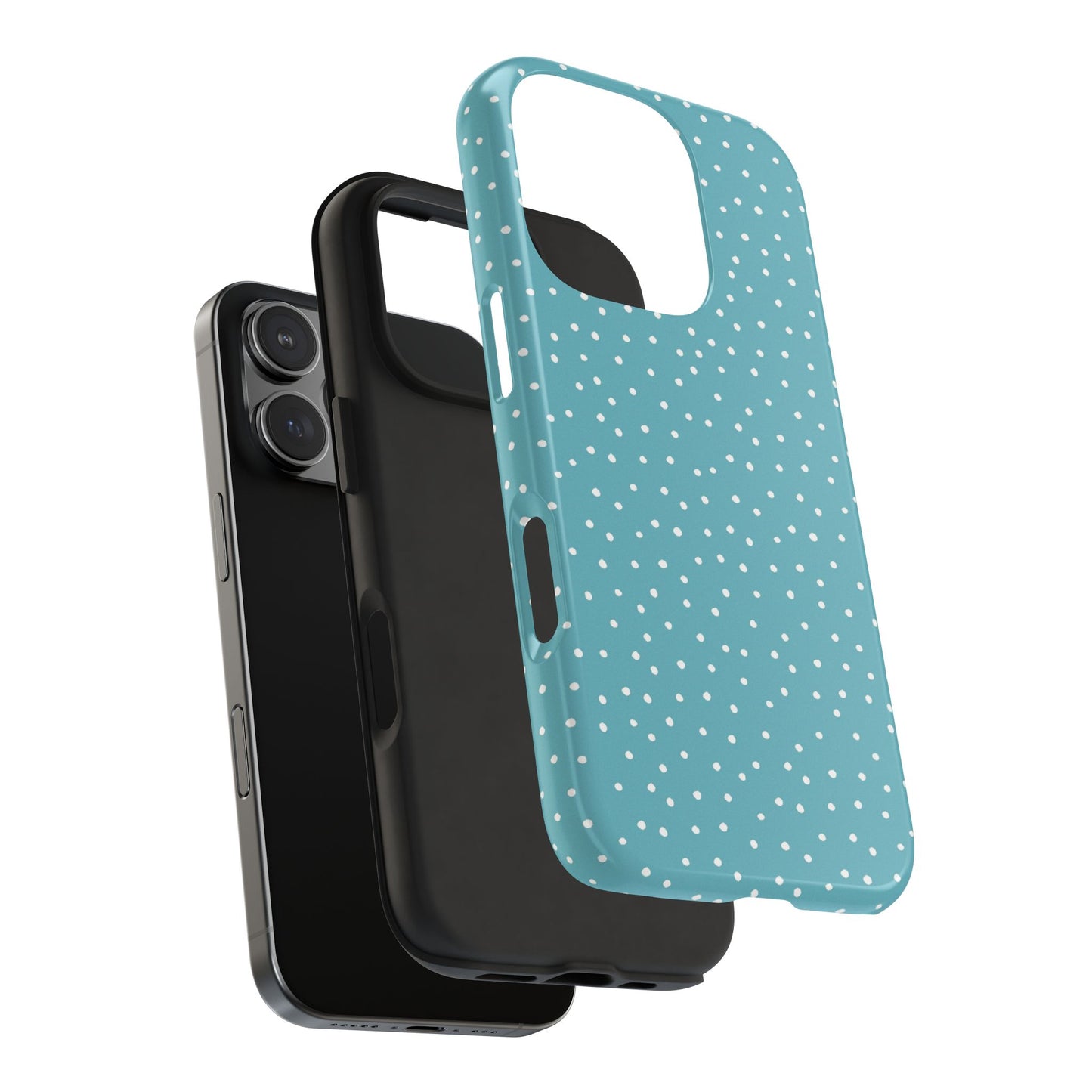 Dinky Dots Turquoise / White Phone Case