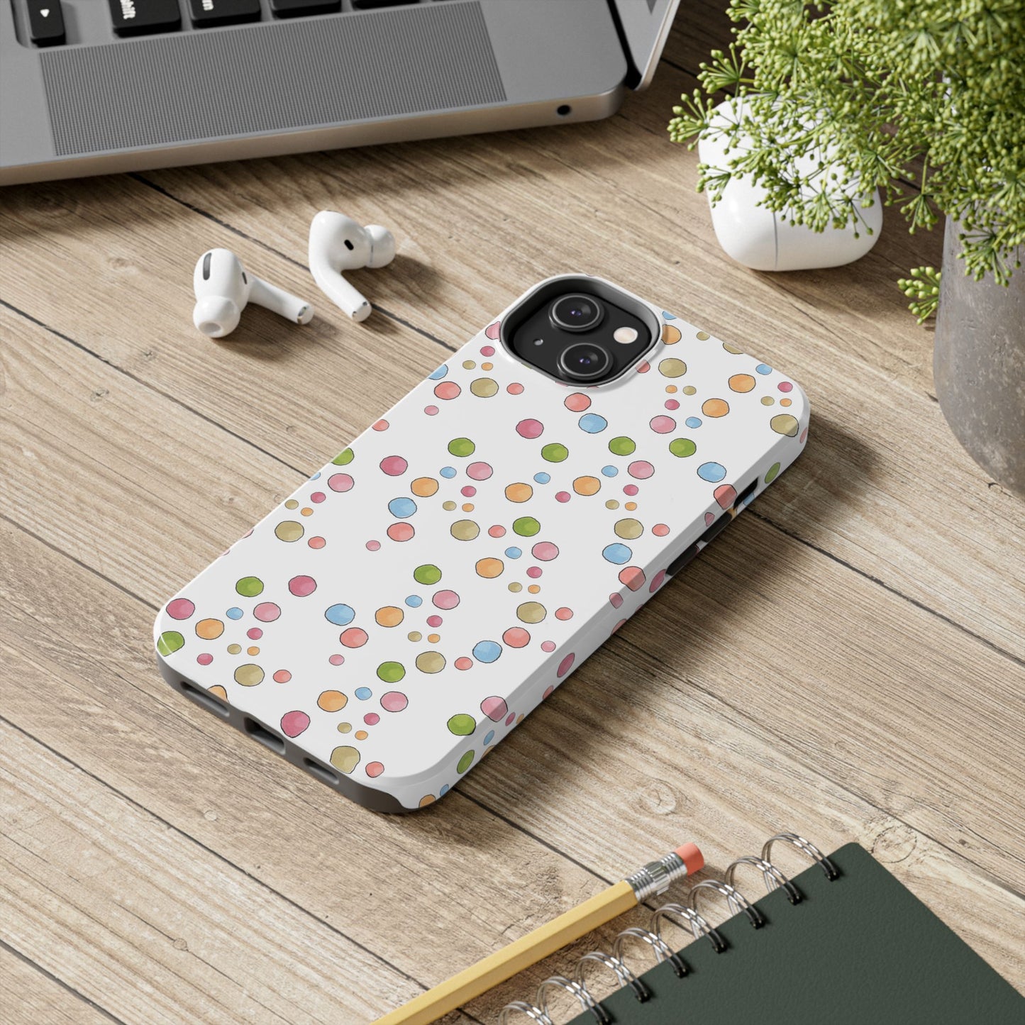 Clown Dots White Phone Case