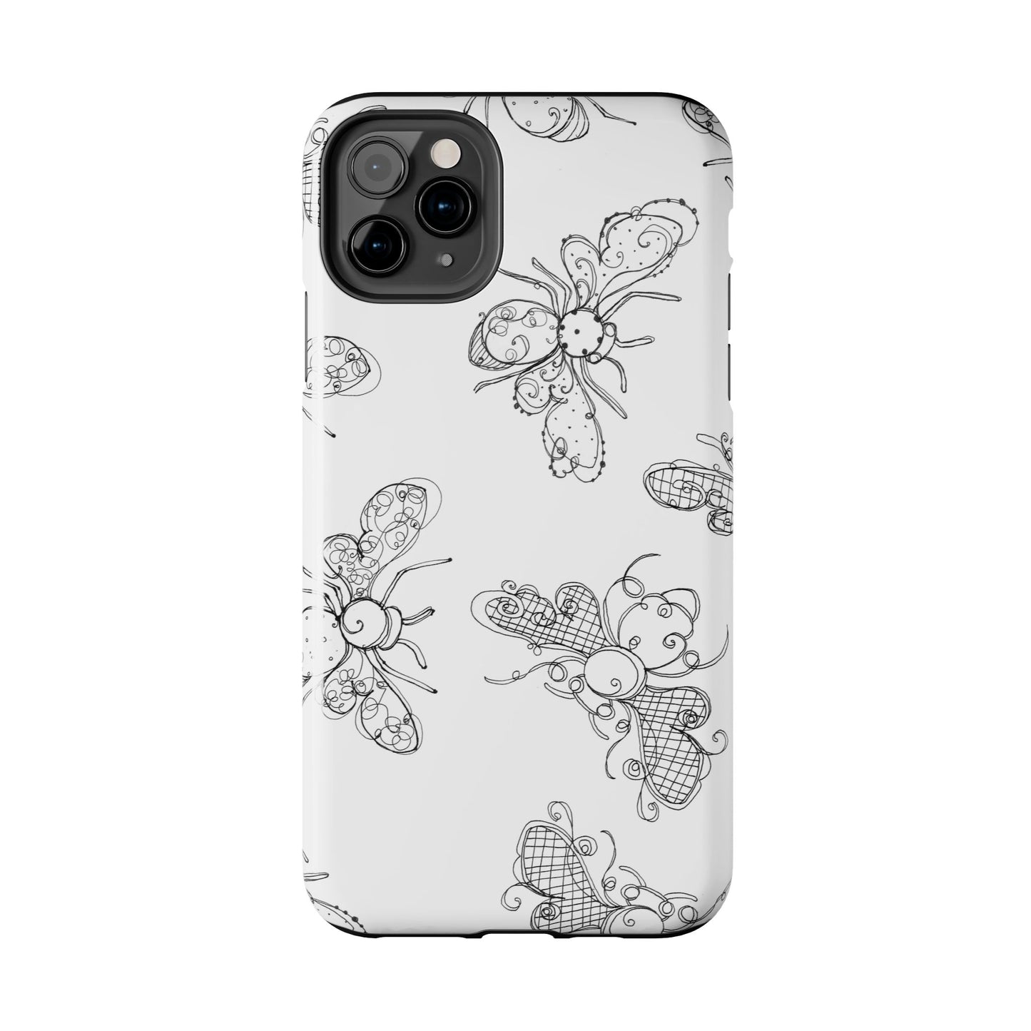 Busy Bees White Phone Case