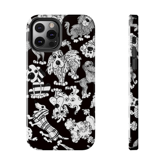 Dear Doggies Black Phone Case