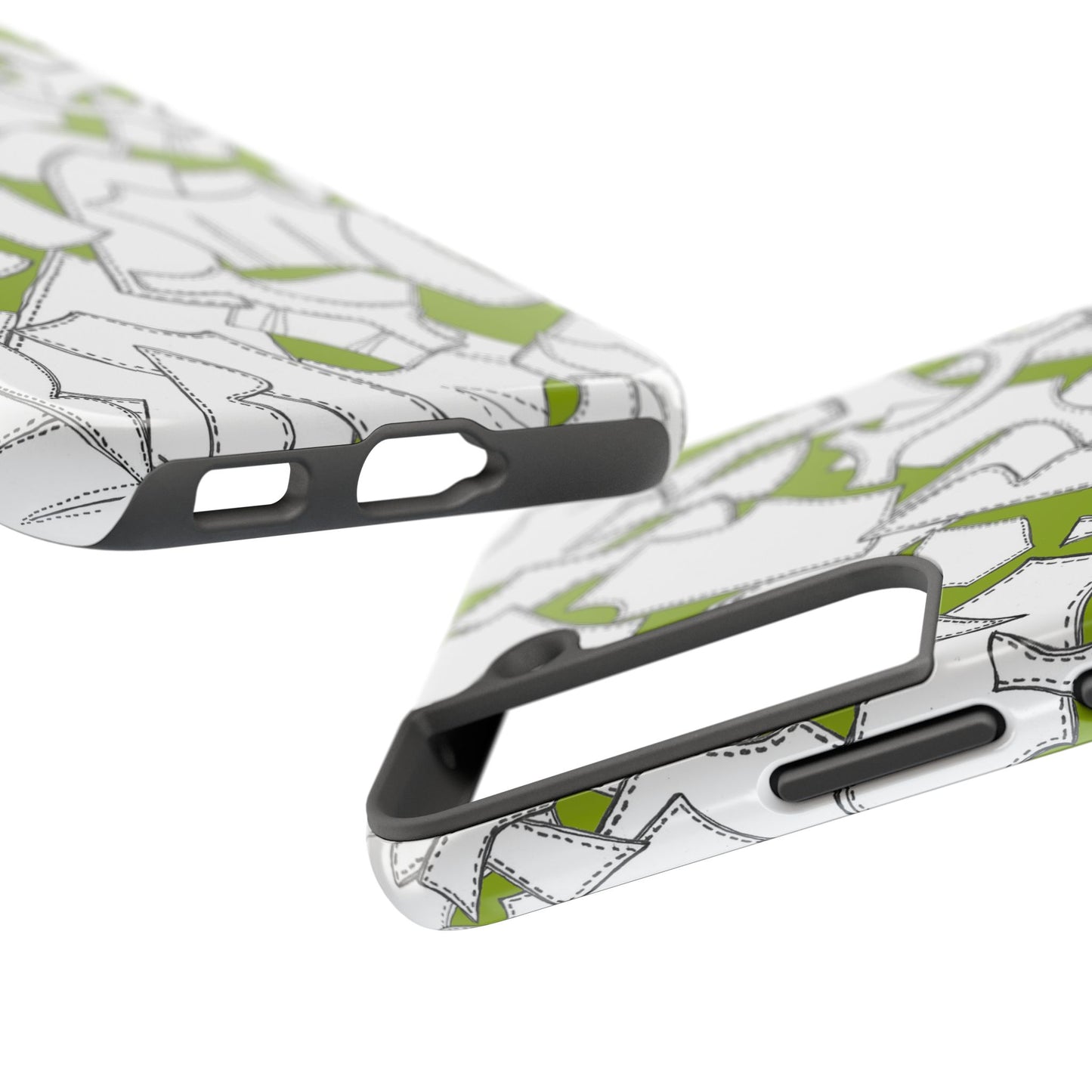 Pattern Pieces Chartreuse Phone Case