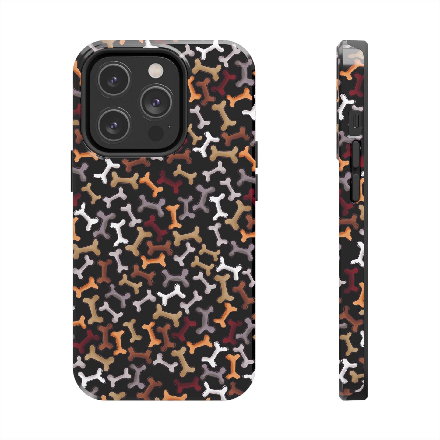 Dog Bones Black Phone Case