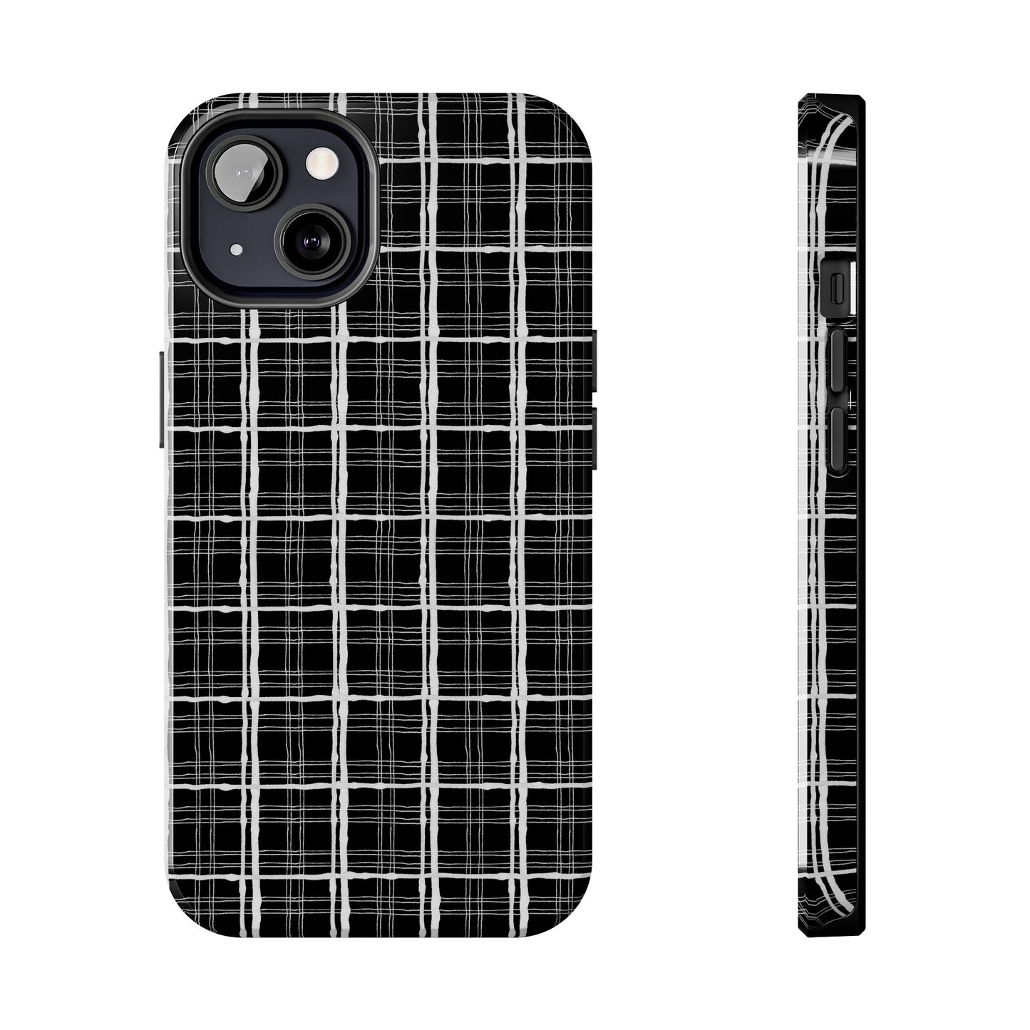 Sophistiplaid Black / White Phone Case