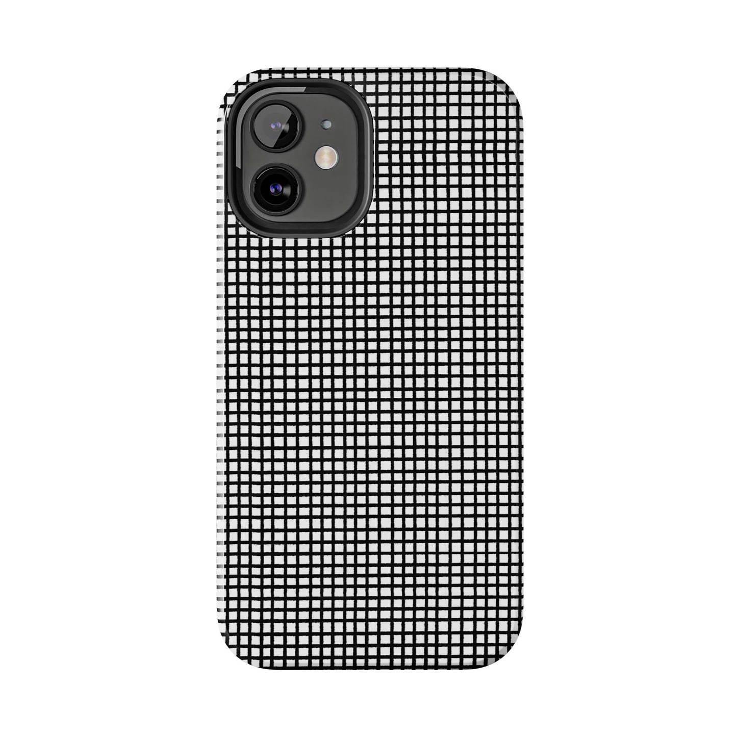 Chipper Check Black Phone Case