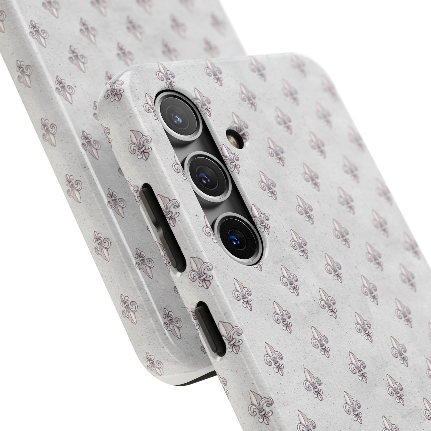 Fleurs Silver Phone Case