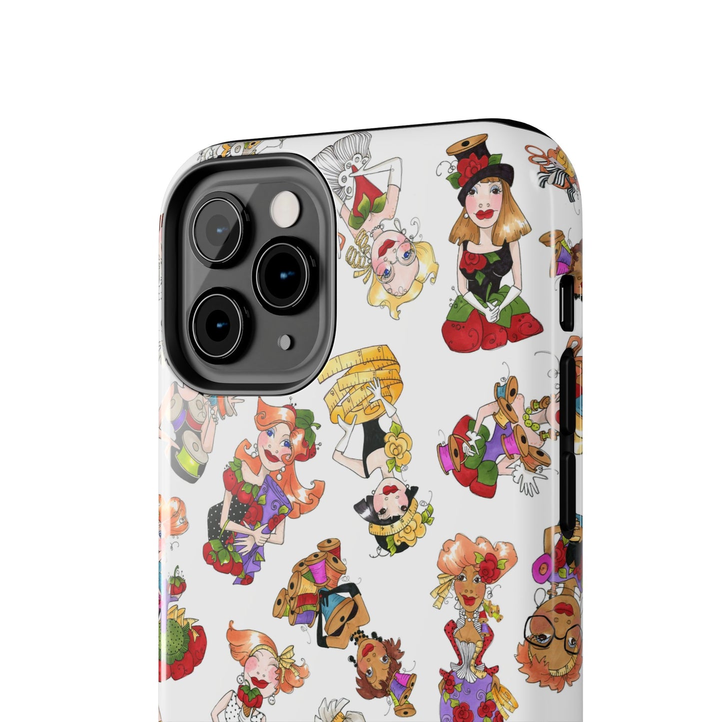 Curious Toss White Phone Case