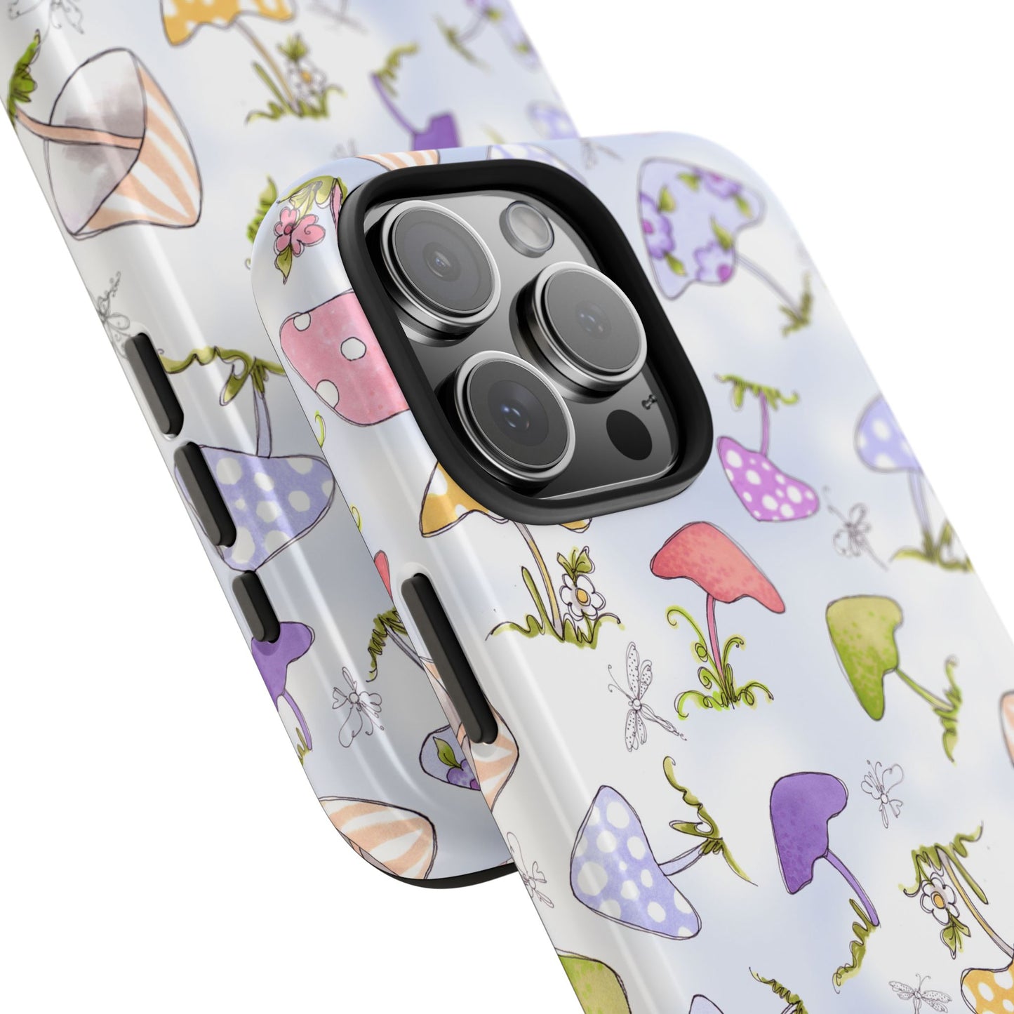 Mushroom Toss Blue Phone Case