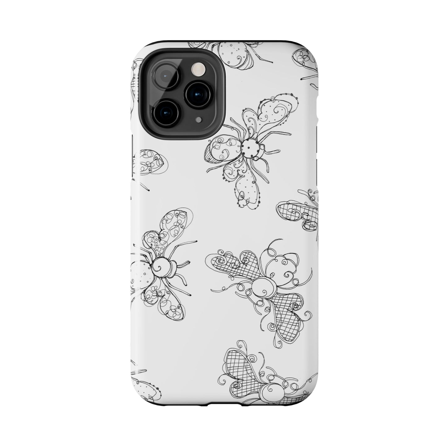 Busy Bees White Phone Case