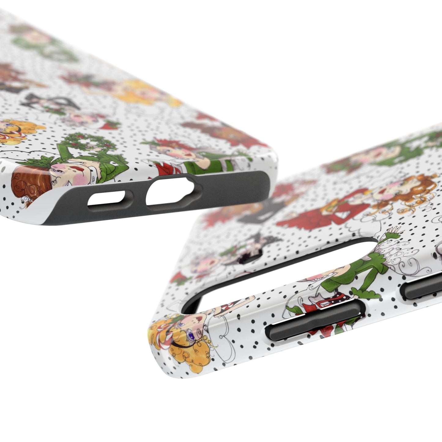 Fairy Toss White / Black Phone Case