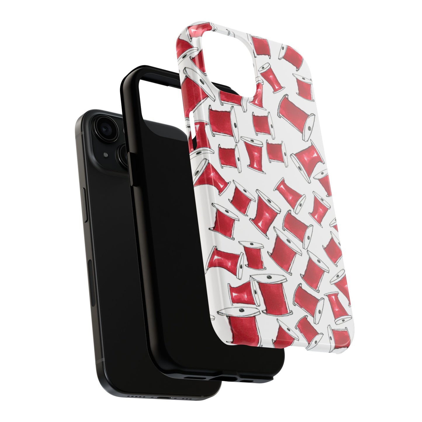 Red Thread White Phone Case