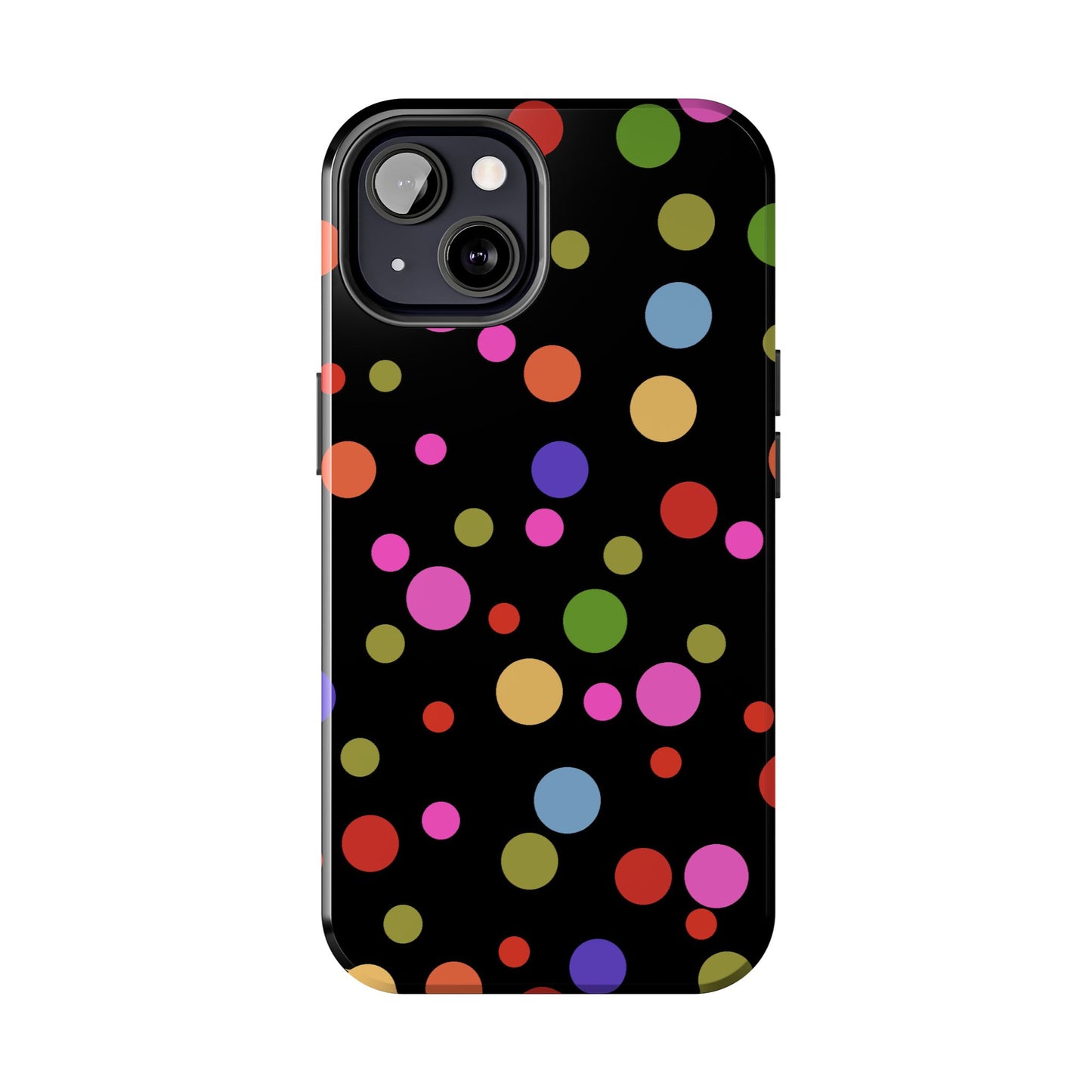 Dot Assortment Black Phone Case
