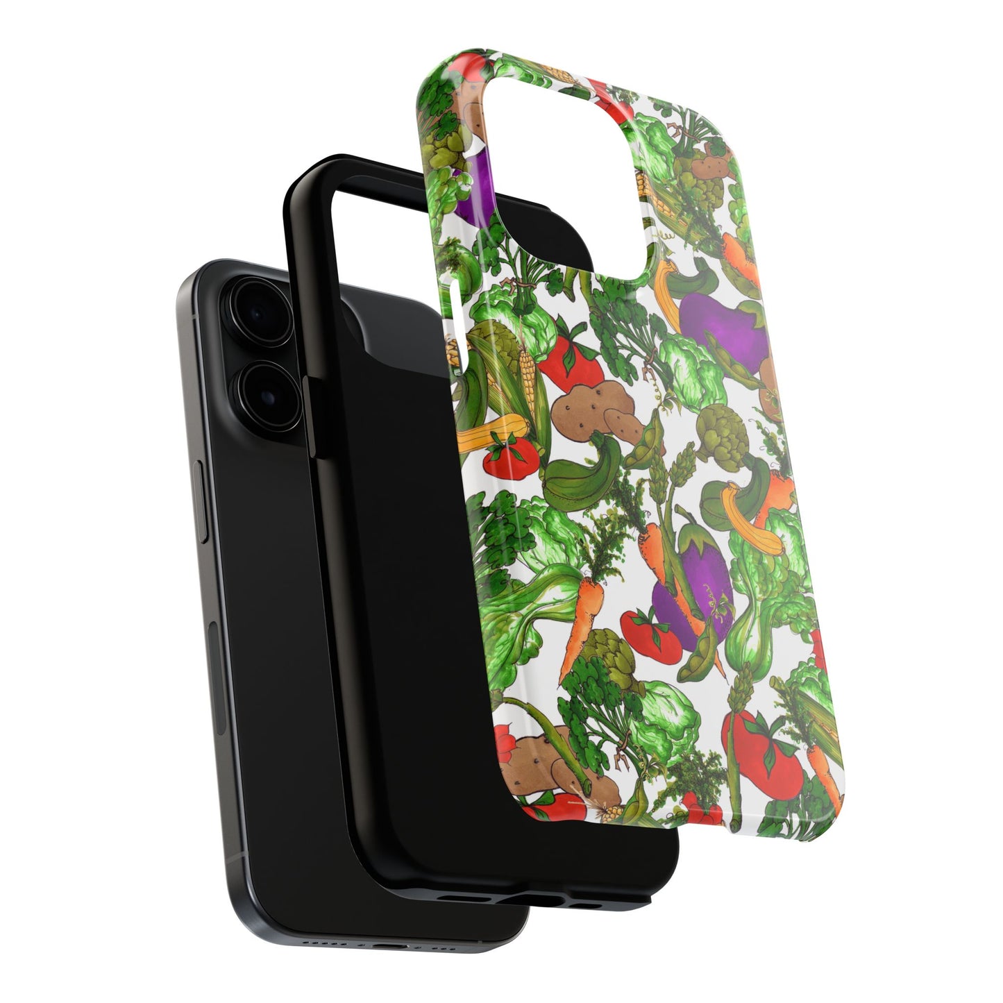 Veggie Jungle White Phone Case