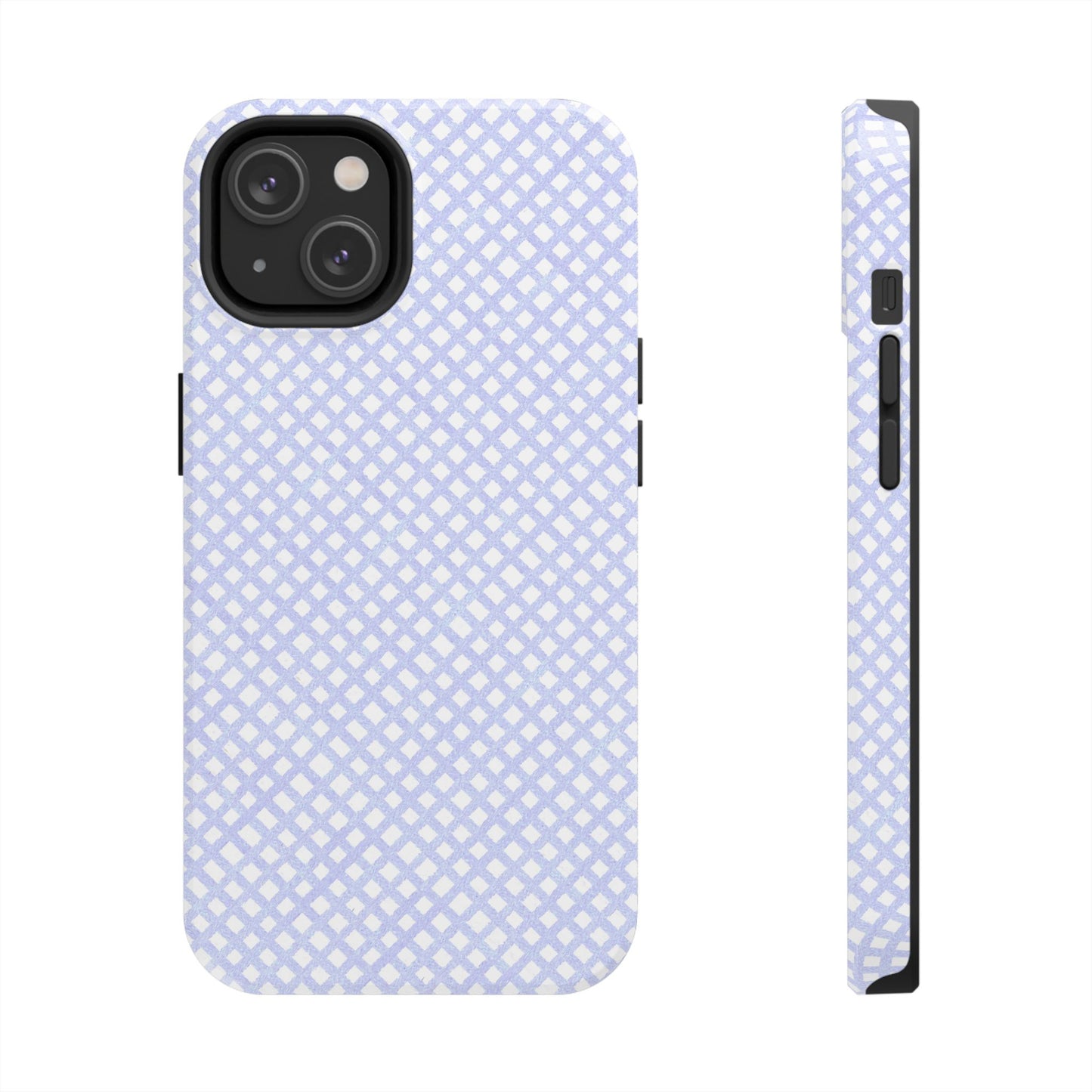 Bias Check Light Blue Phone Case