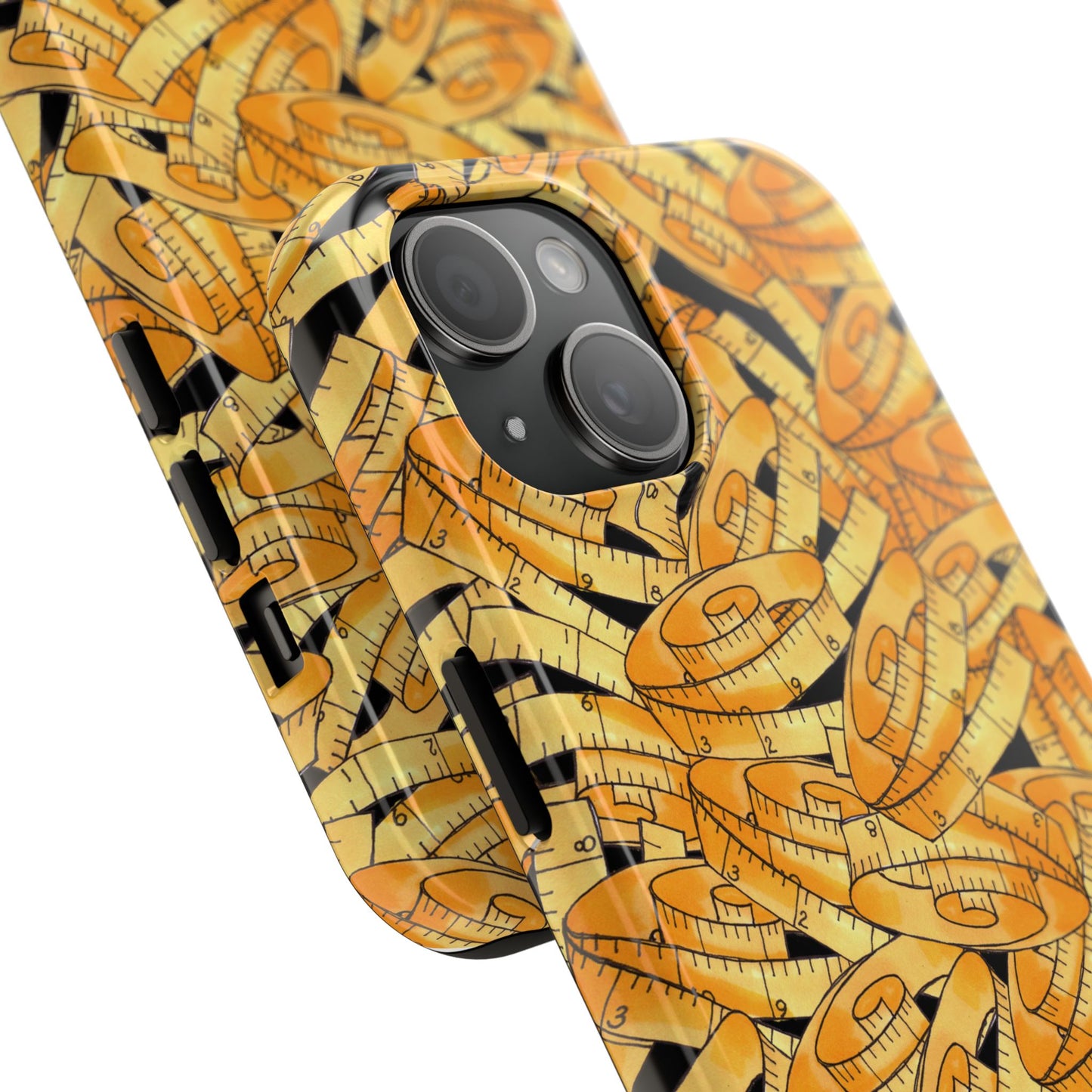 Tape Storm Black / Yellow Phone Case