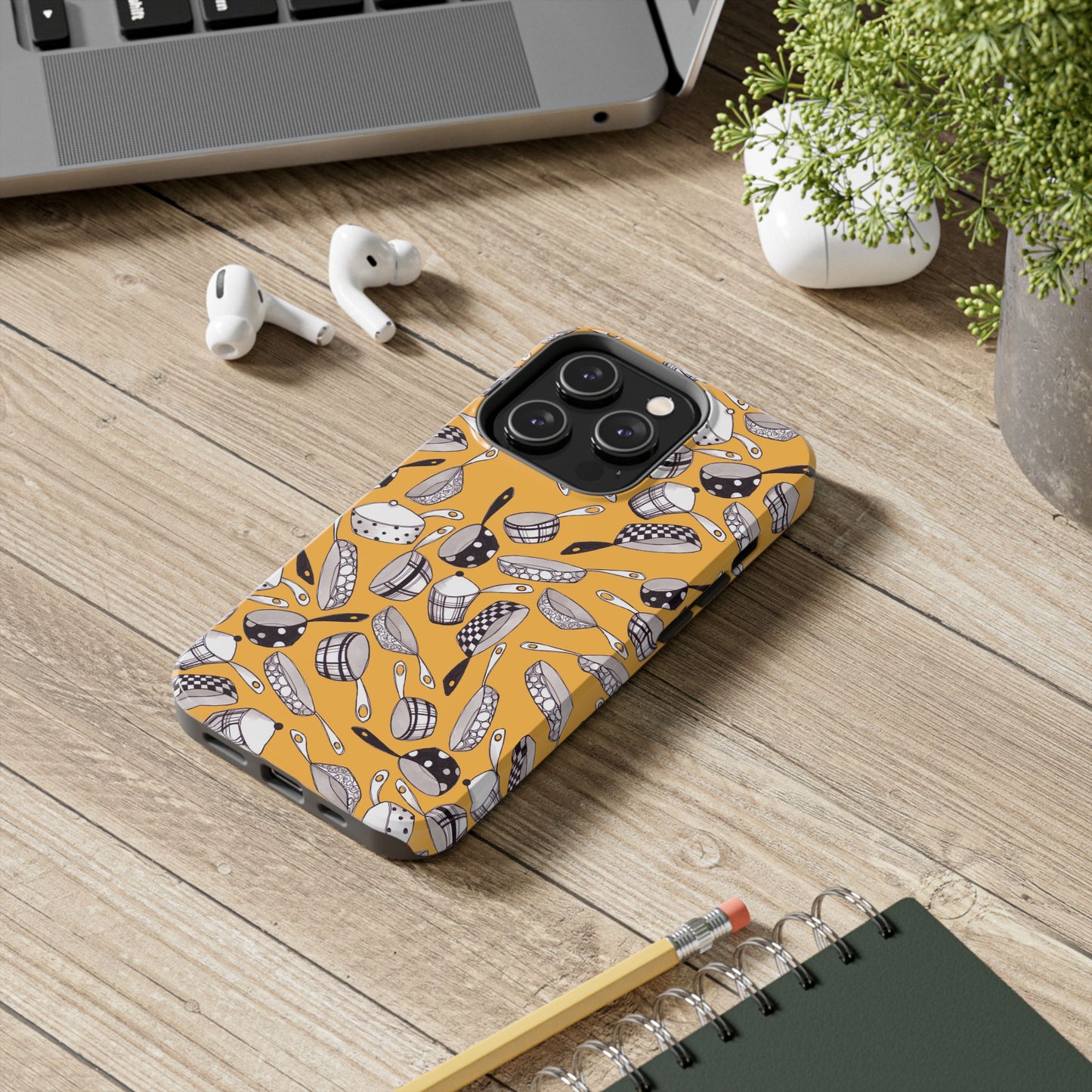 Pots & Pans Flyin' Yellow Phone Case