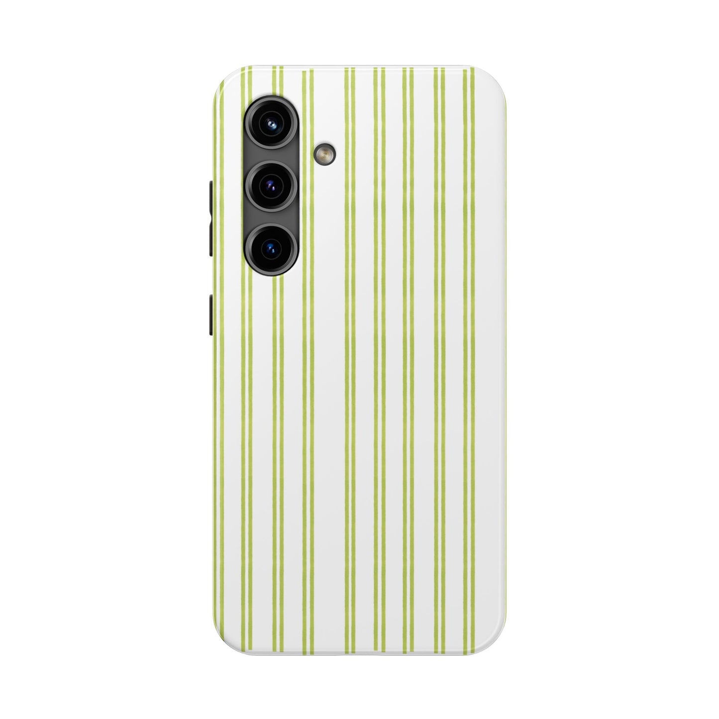 Green Double Stripe Phone Case