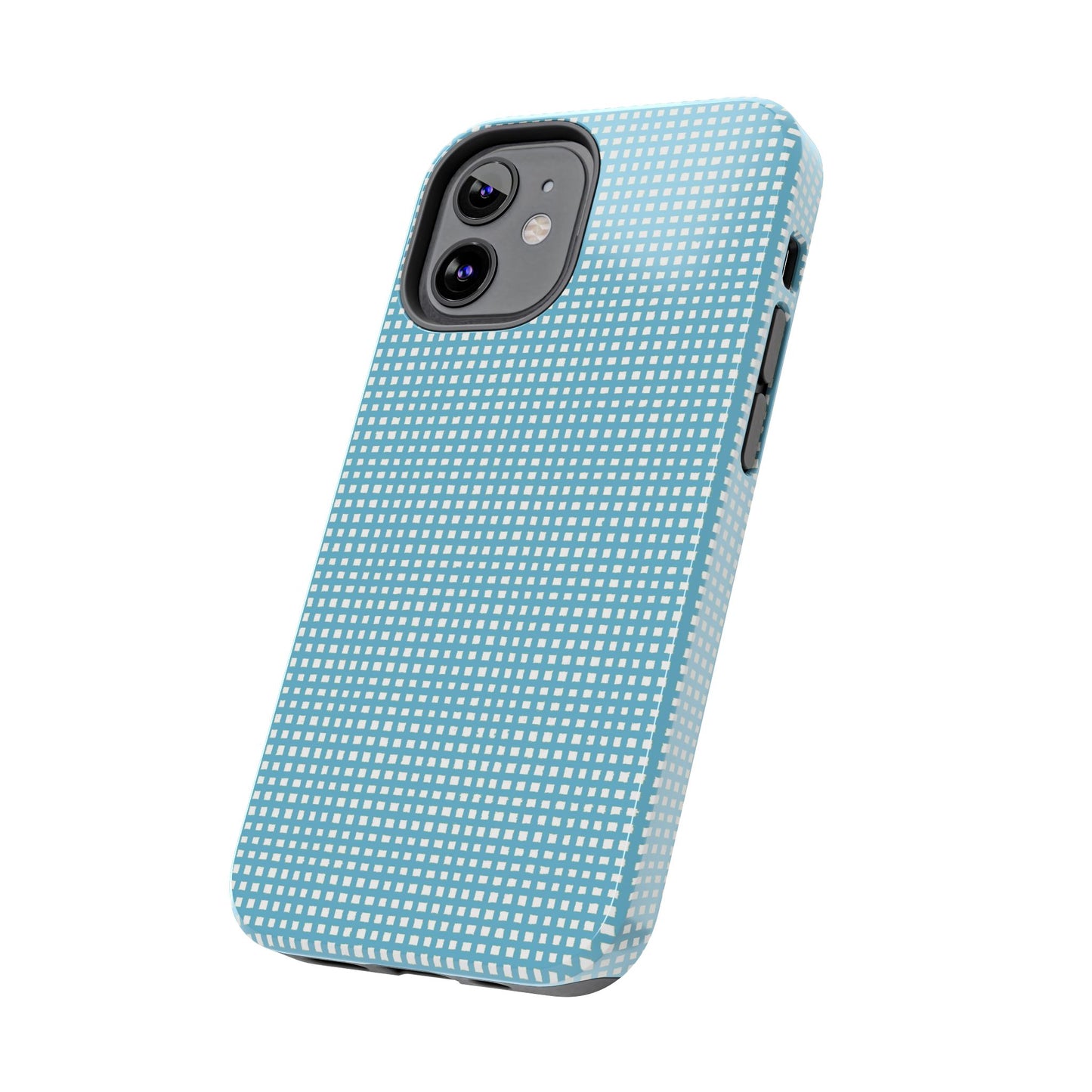 Chipper Check Turquoise Phone Case