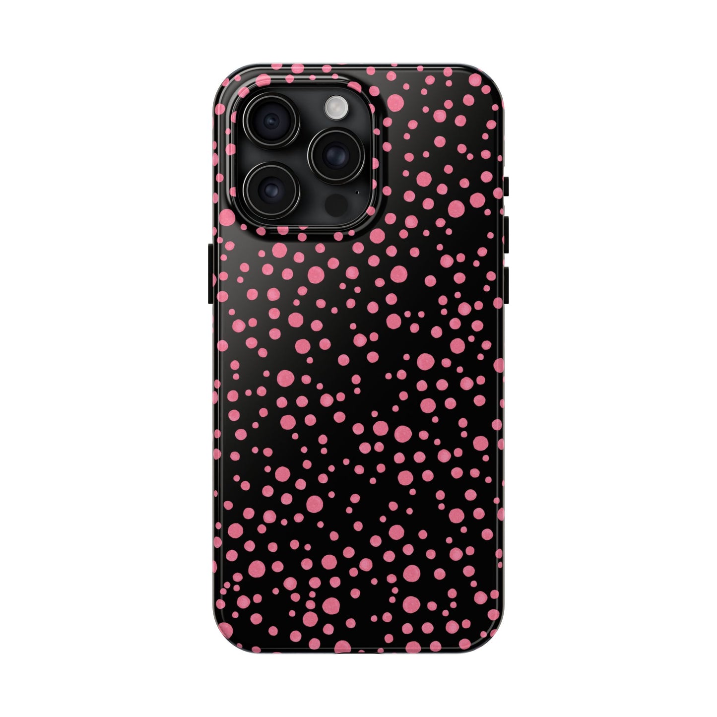 Balloon Dots Black / Pink Phone Case