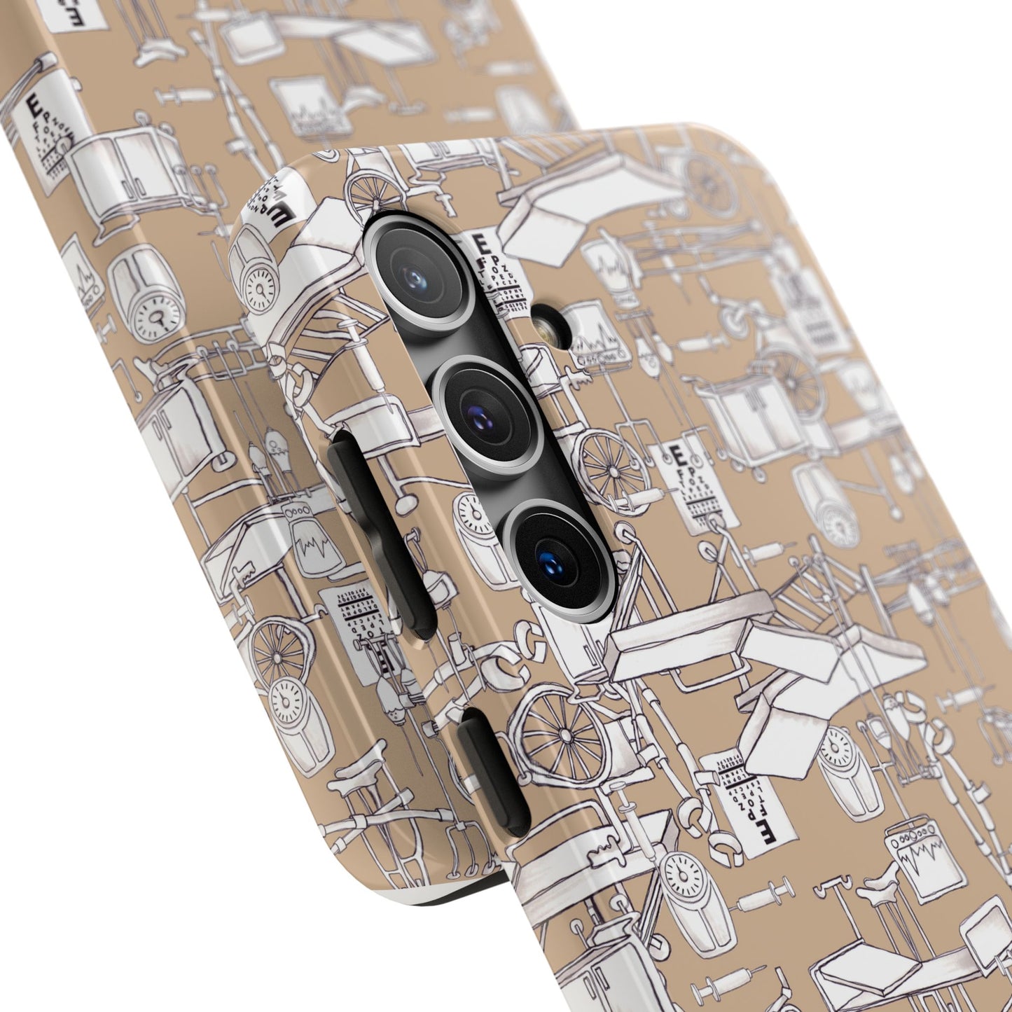 Essentials Khaki / White Phone Case