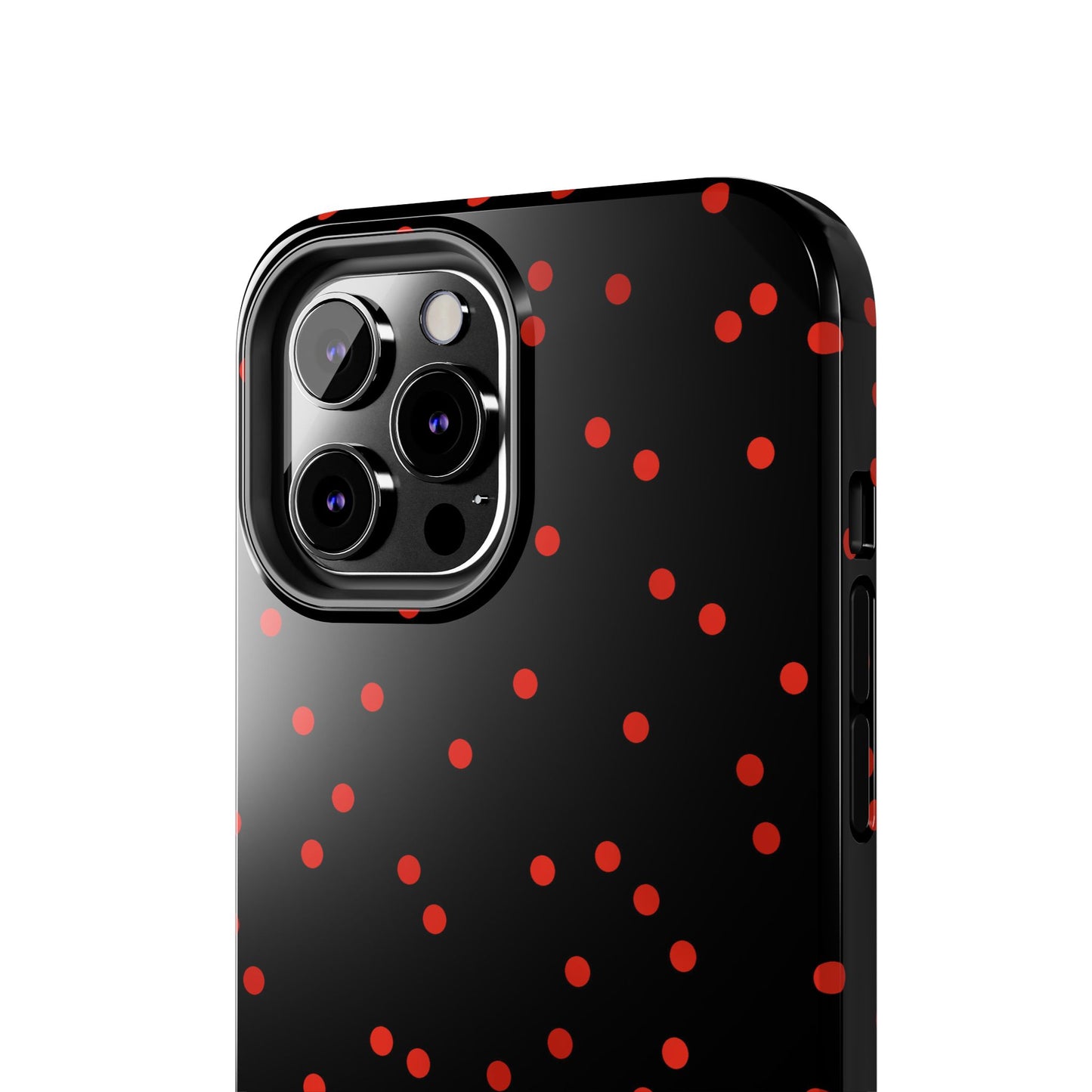 Space Dots Black / Red Phone Case