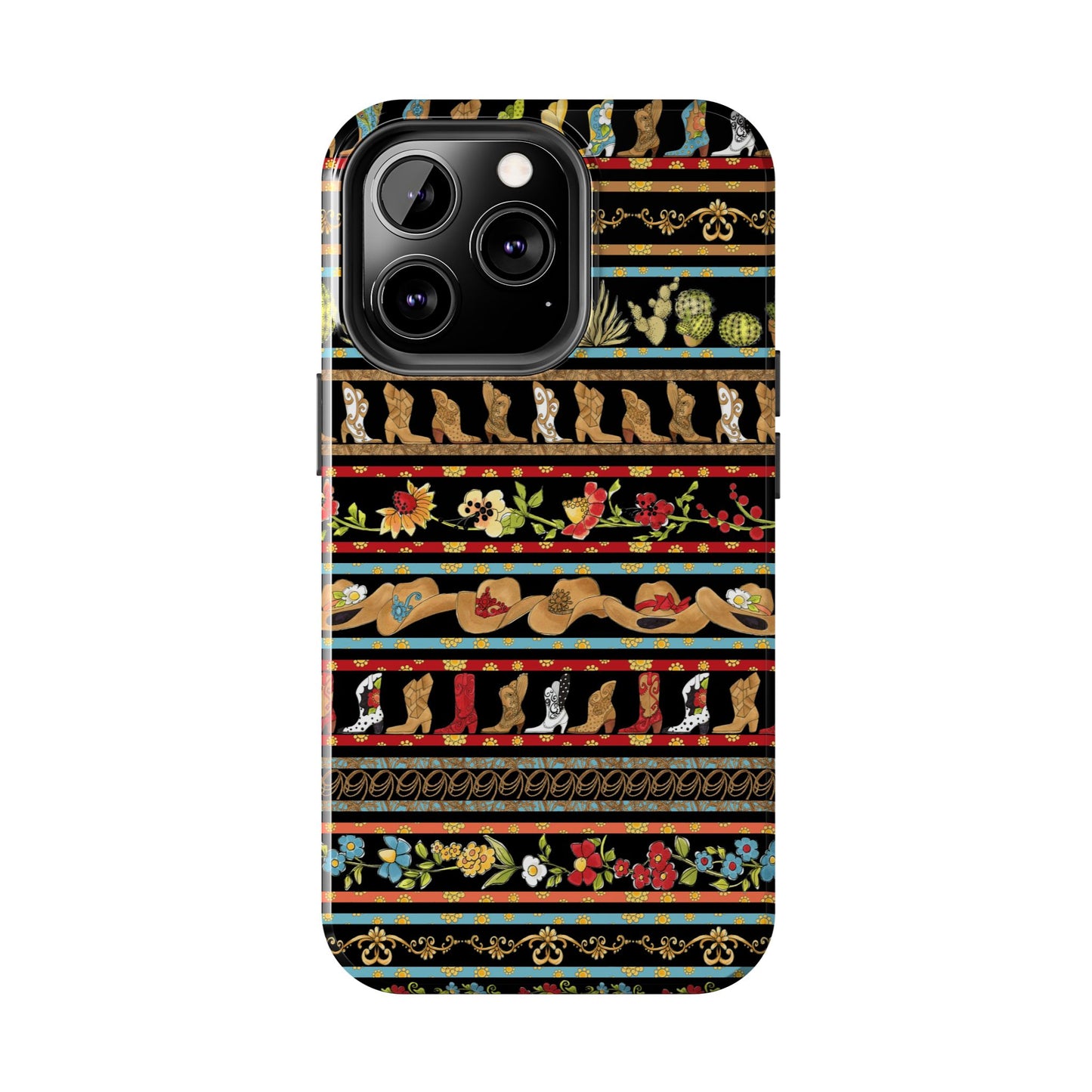 Whoa Borders Black Phone Case