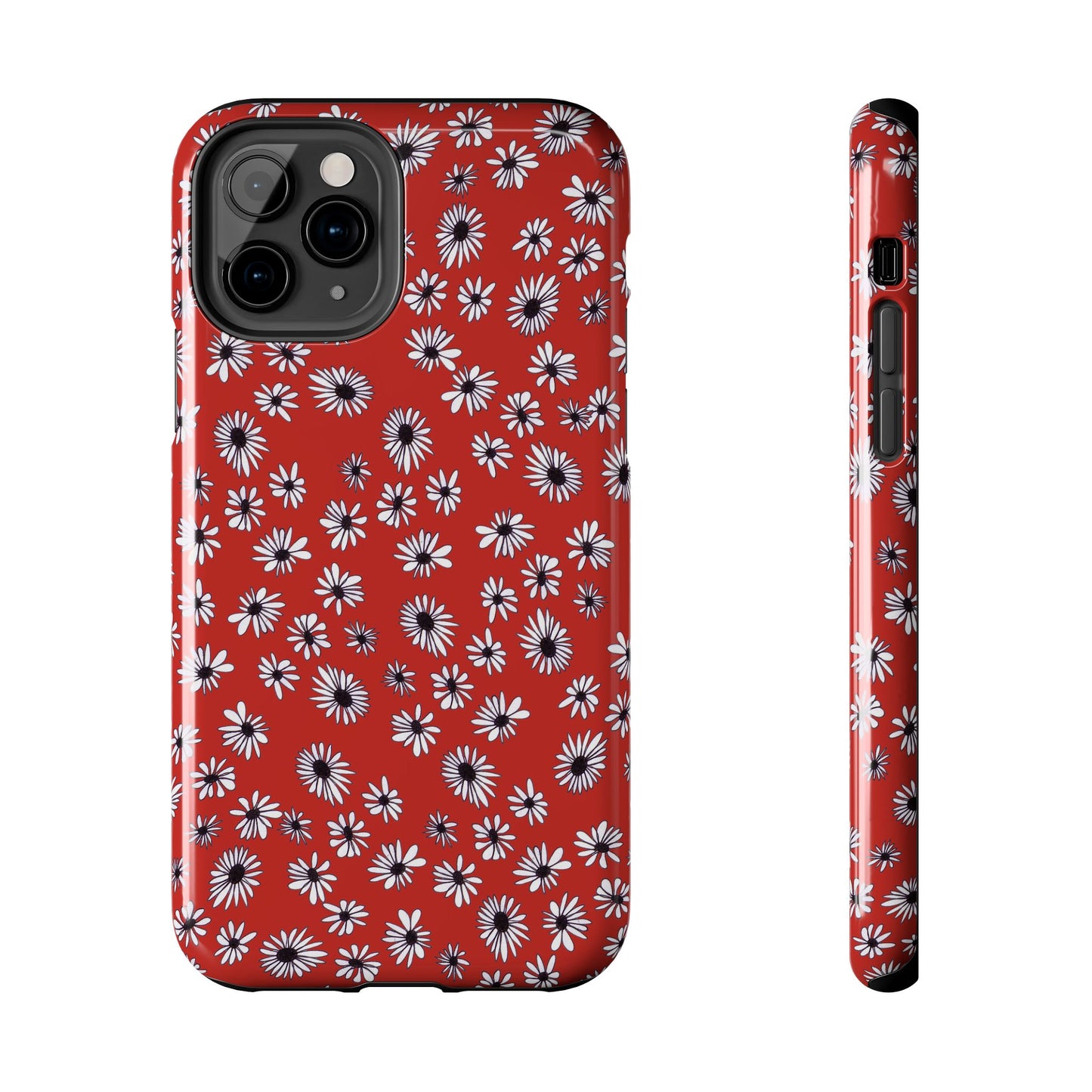 Random Daisy Red / White Phone Case