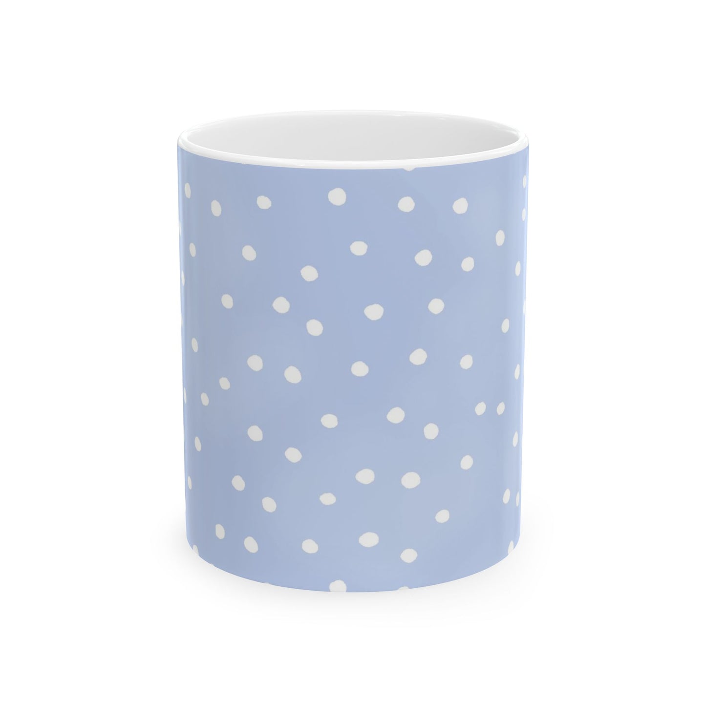 Petite Dots Blue / White Cup