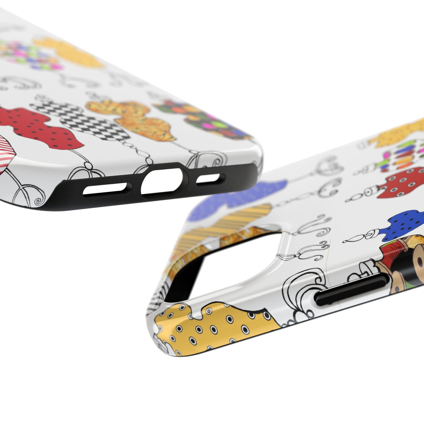 Go Figure White / Multi Phone Case
