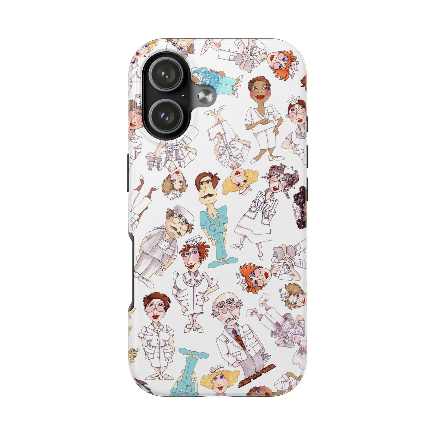 Happy Staff White Phone Case