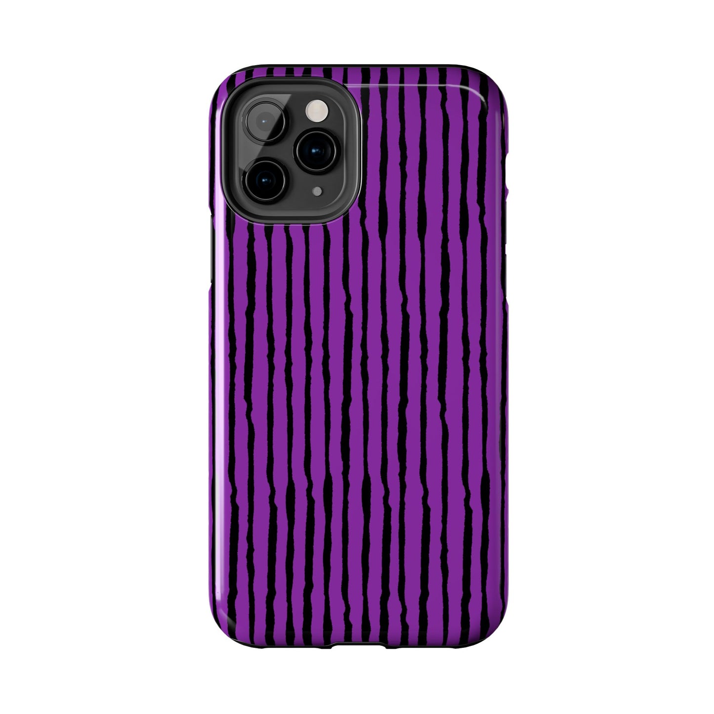Sorta Stripe Purple / Black Phone Case