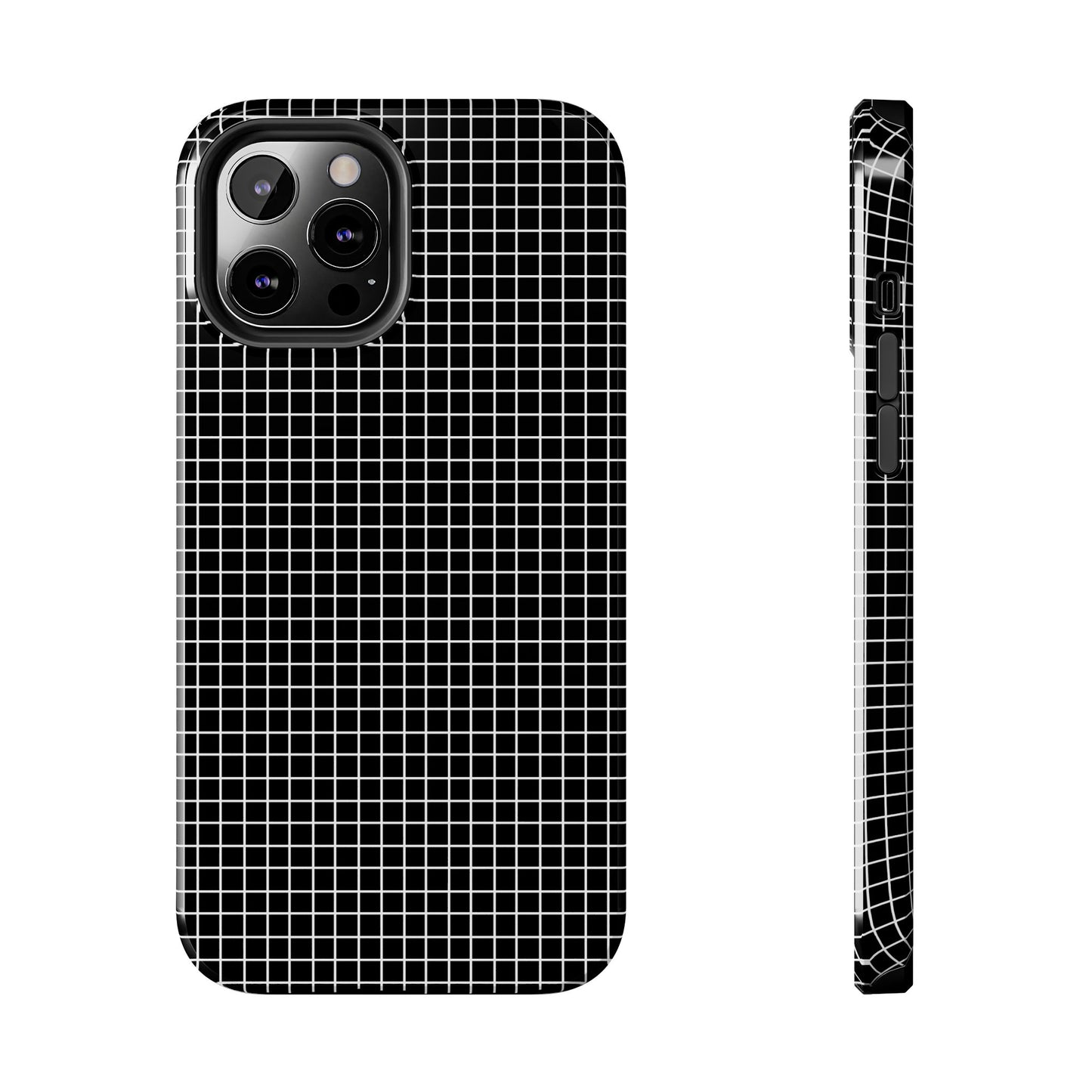 Window Pane Black / White Phone Case